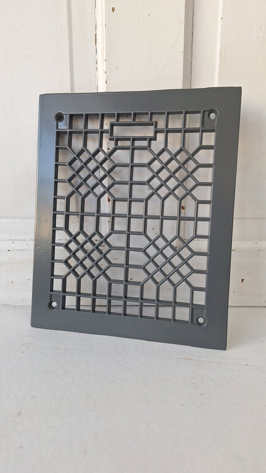 12 x 10 Lattice Cast Iron Floor Grate, Register Vent Cover