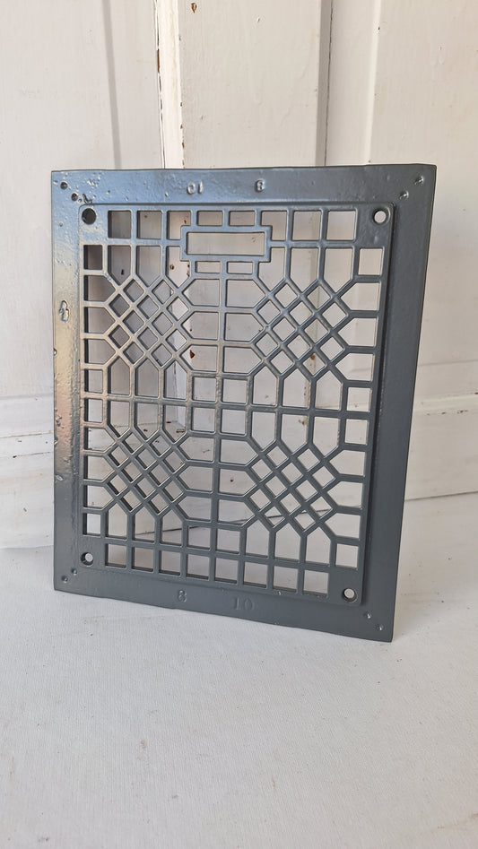 12 x 10 Lattice Cast Iron Floor Grate, Register Vent Cover