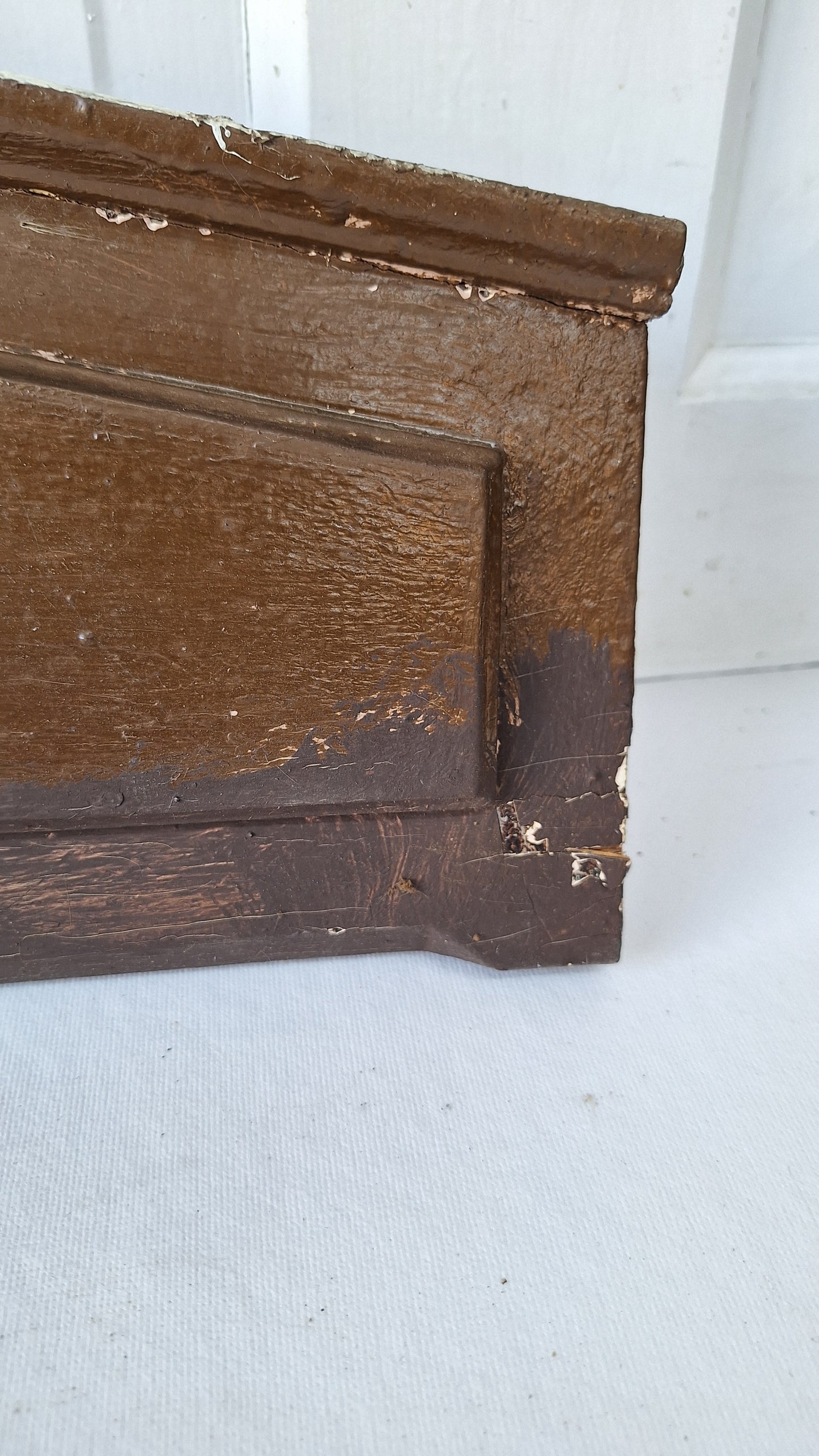 Antique Door Pediment, Carved Wood Doorway Header