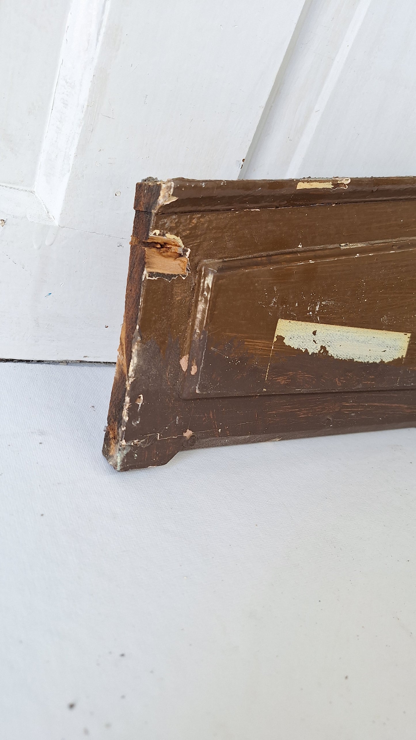 Antique Door Pediment, Carved Wood Doorway Header