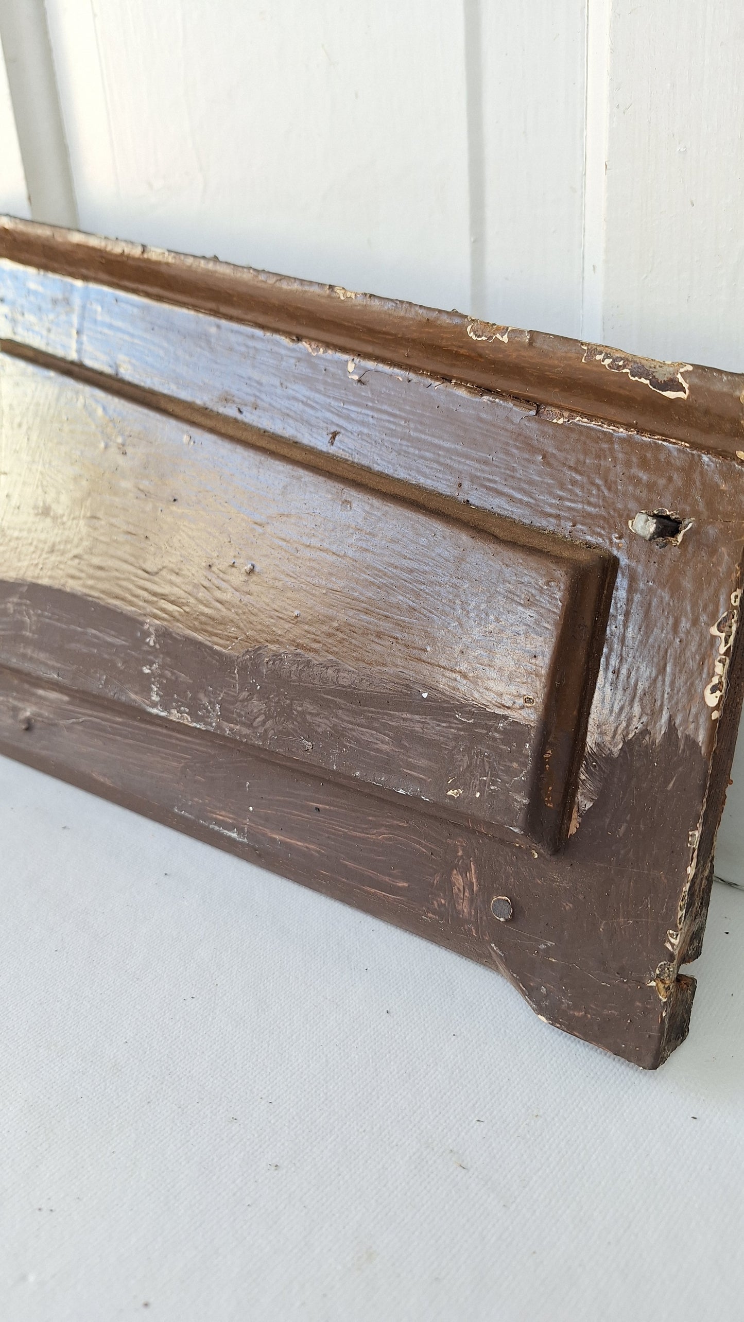 Antique Door Pediment, Carved Wood Doorway Header