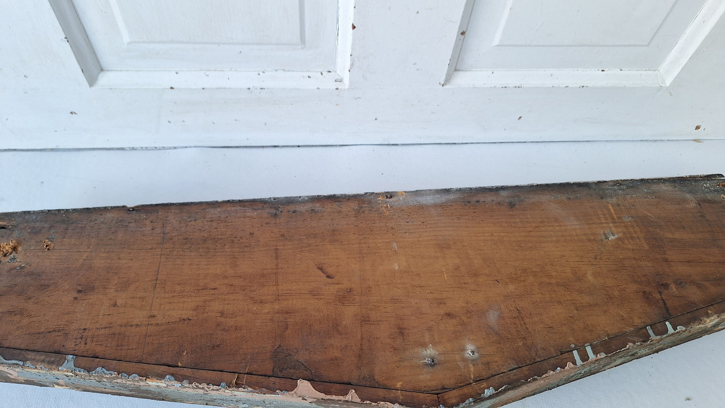 Antique Door Pediment, Carved Wood Doorway Header