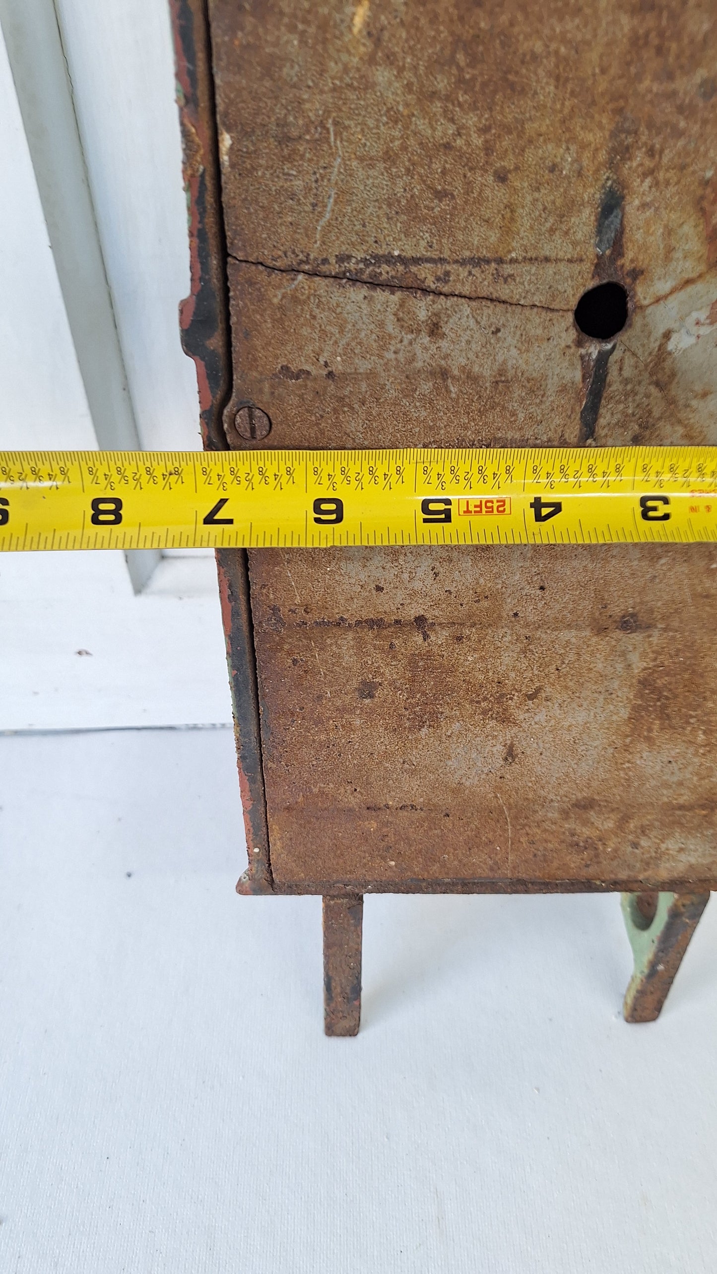 Vintage Cast Iron Mailbox, Old House Mail Box