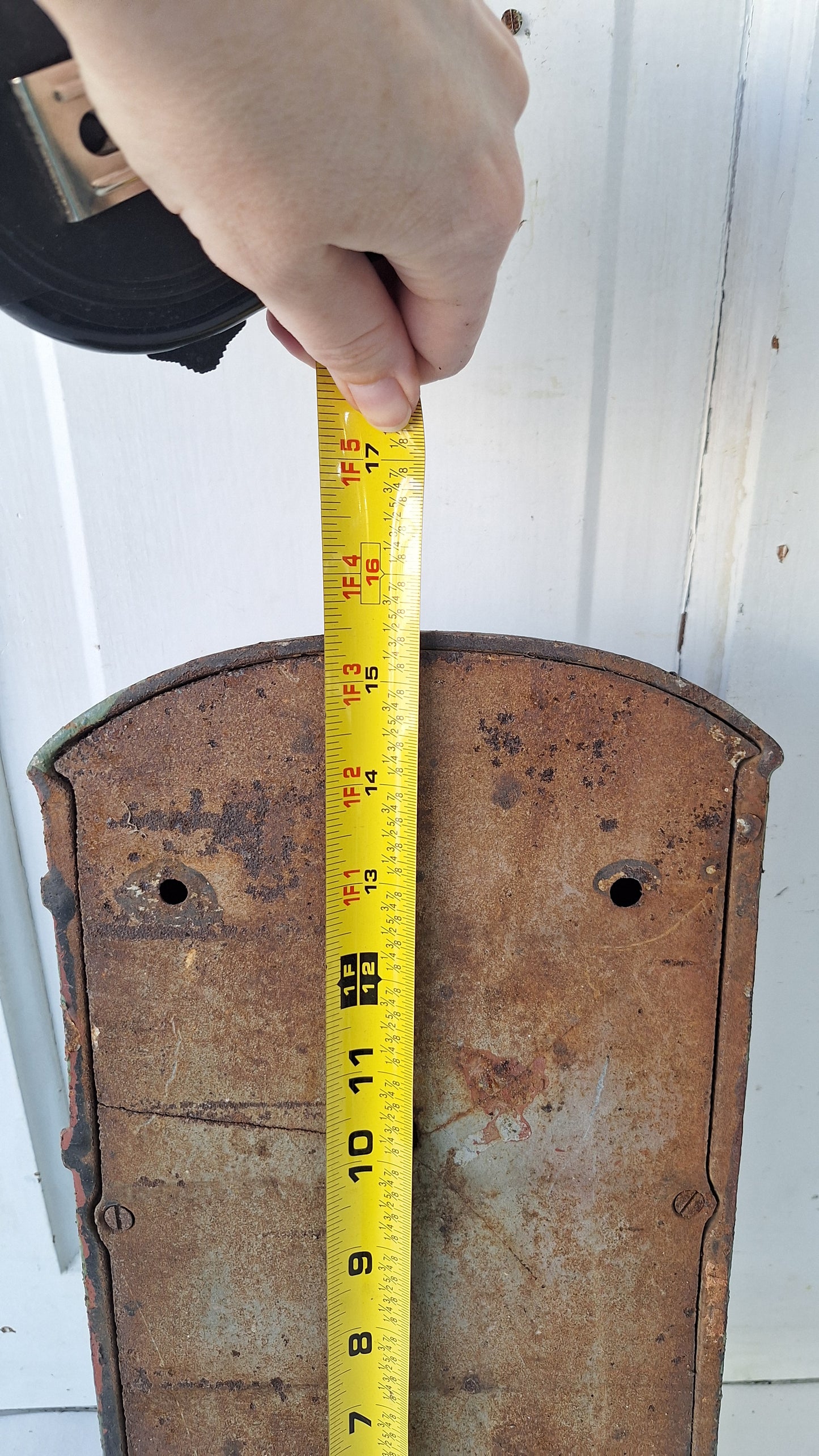 Vintage Cast Iron Mailbox, Old House Mail Box
