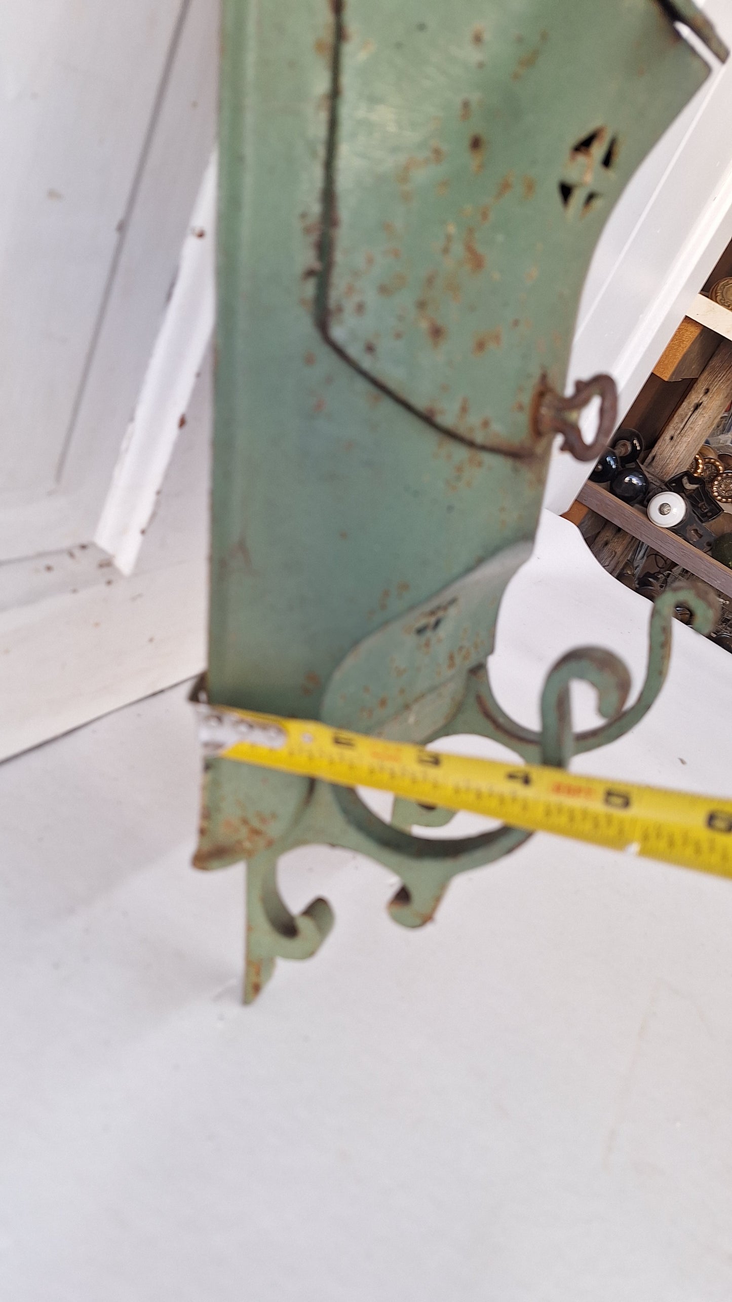Vintage Cast Iron Mailbox, Old House Mail Box