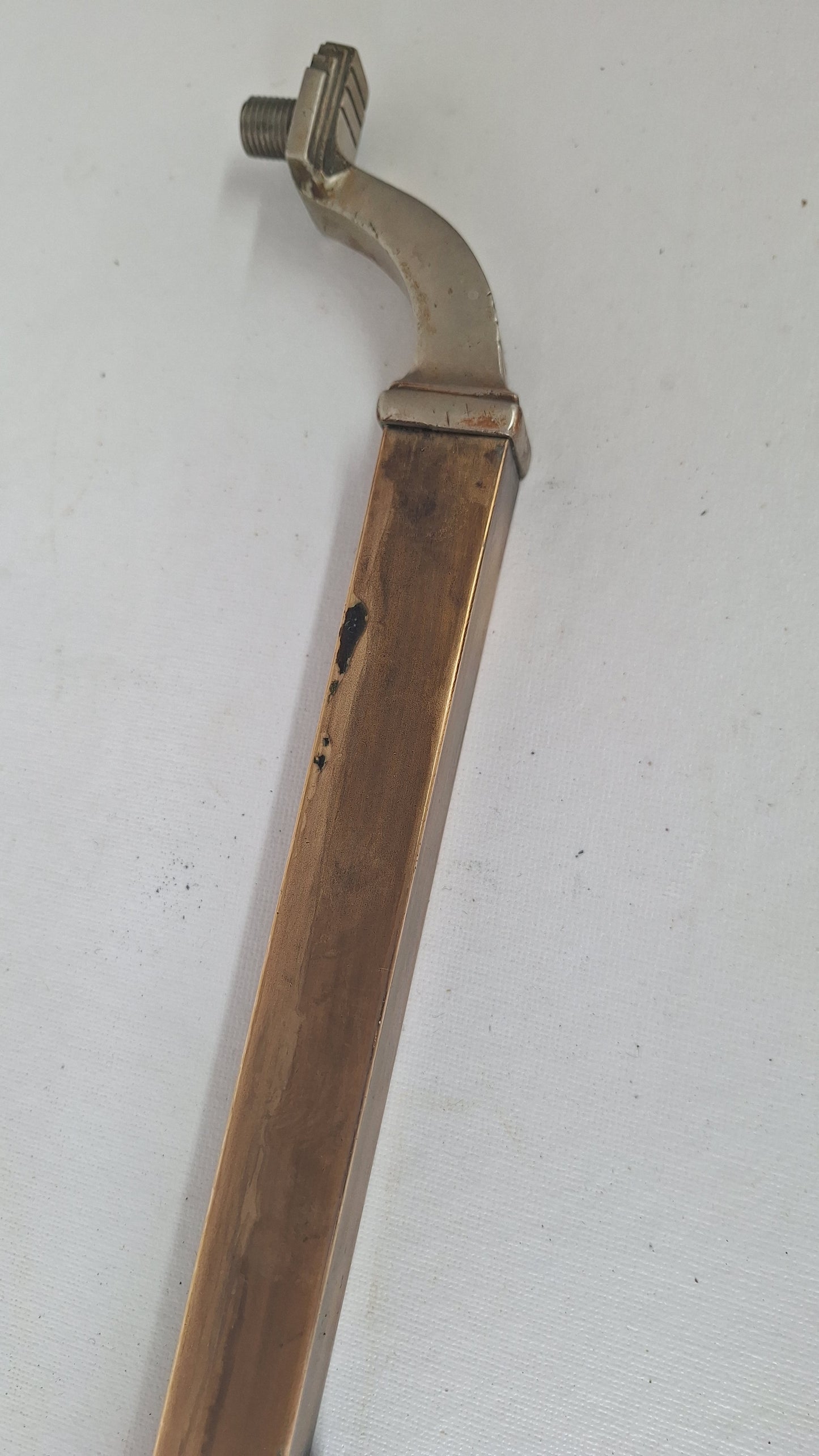 PUSH Commercial Door Pull, Antique Bronze Push Bar