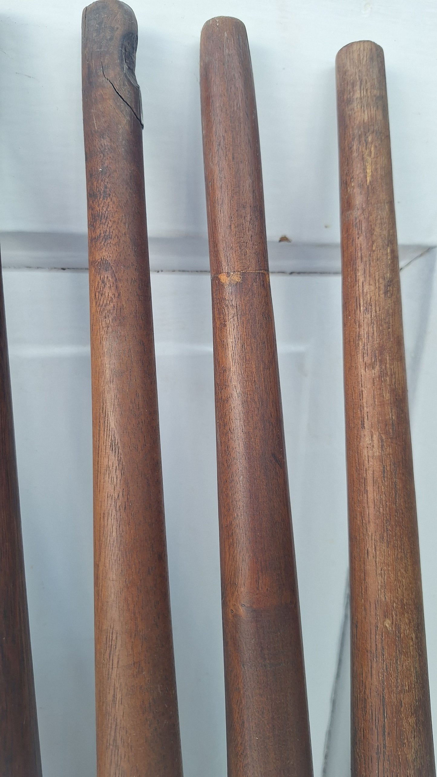 14 Antique Staircase Spindles, Wooden Stair Rail Balusters