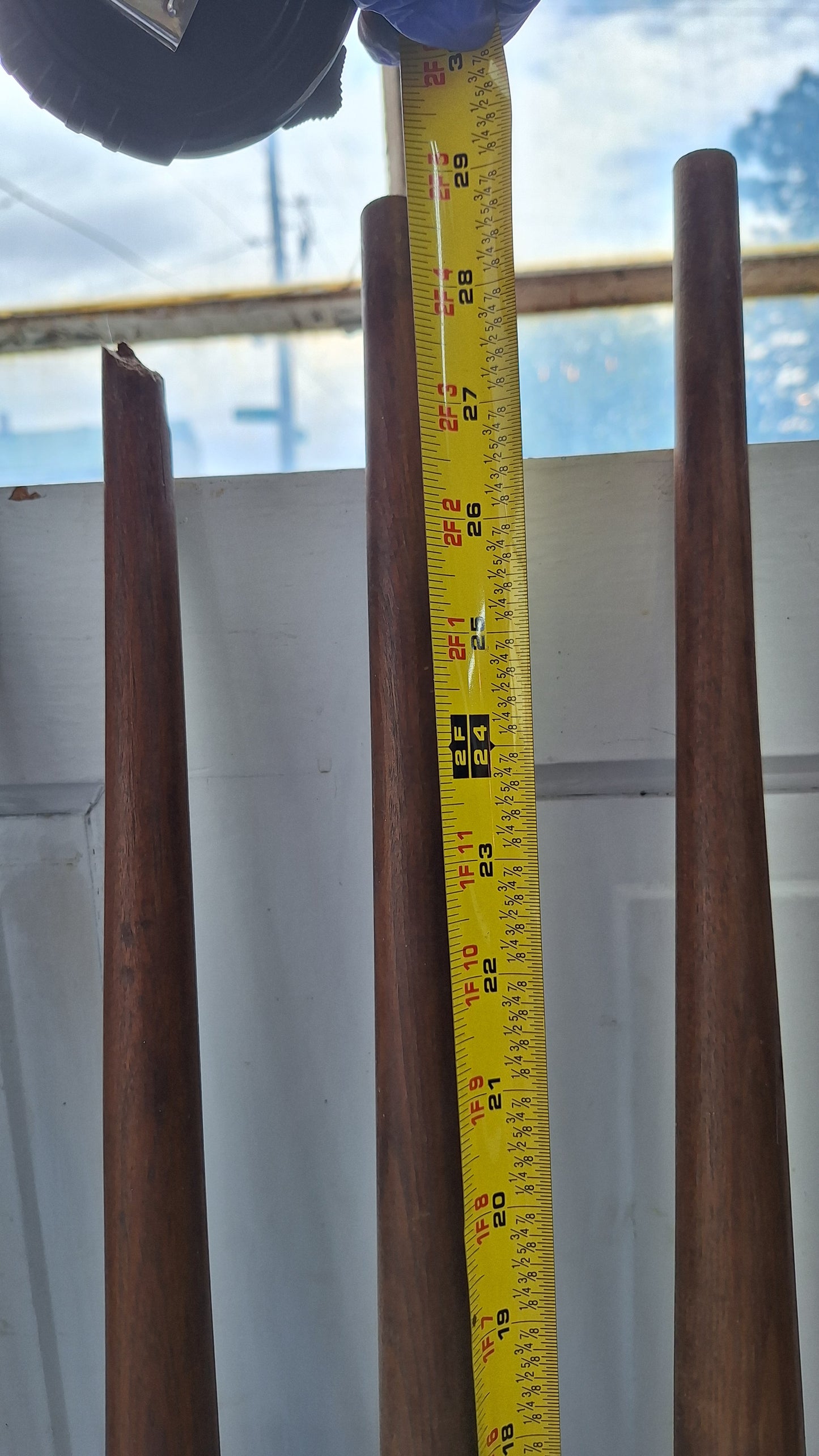 8 Antique Staircase Spindles, Wooden Stair Rail Balusters