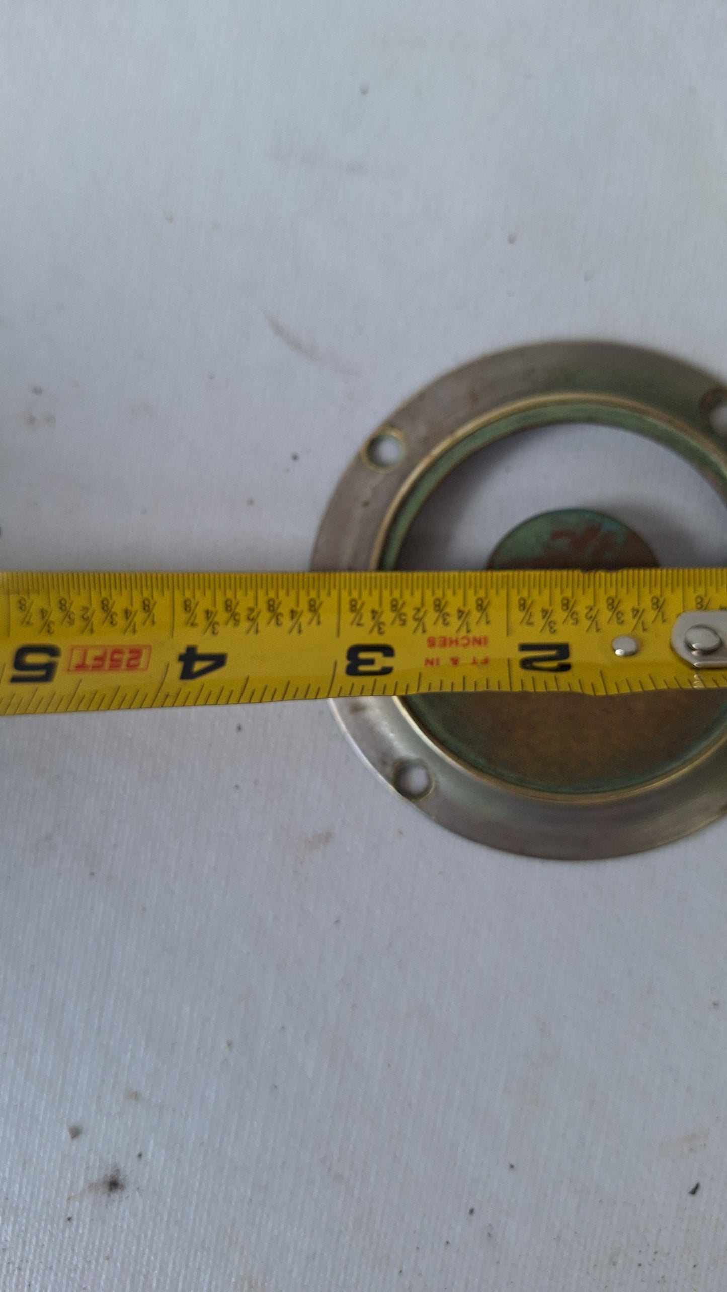 Vintage Occupied Bathroom Door Indicator Lock, Early 1900s Privacy Lock