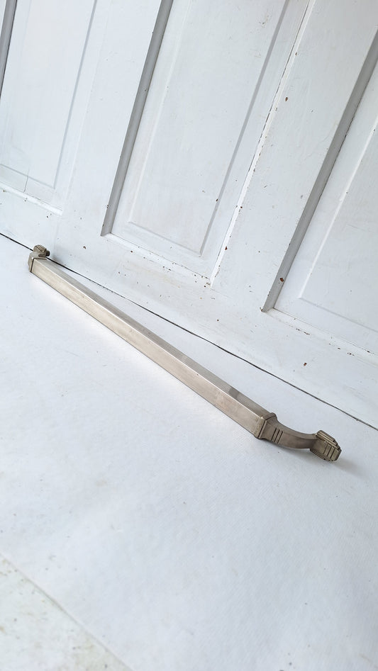 Nickel Plated Commercial Door Pull, Antique Bronze Push Bar