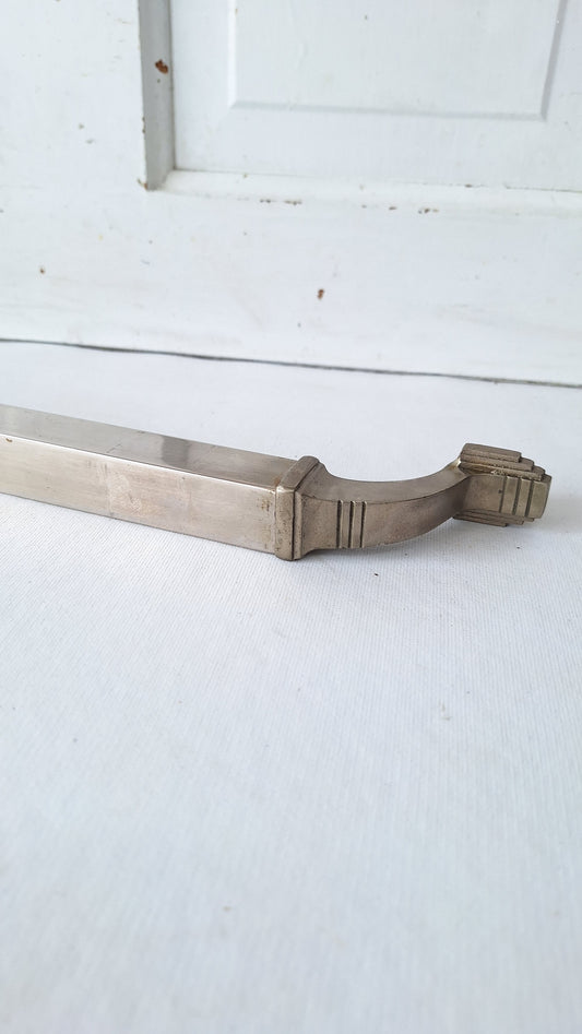 Nickel Plated Commercial Door Pull, Antique Bronze Push Bar