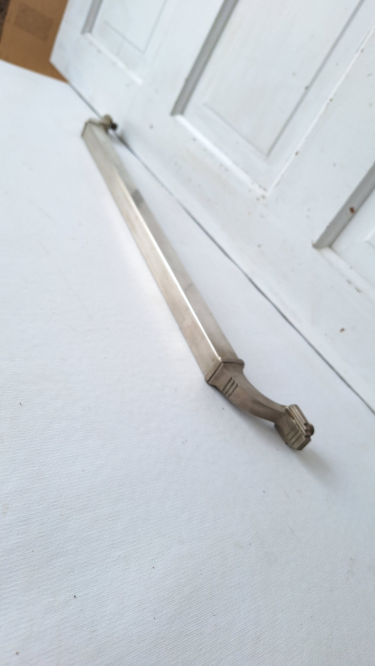 Nickel Plated Commercial Door Pull, Antique Bronze Push Bar