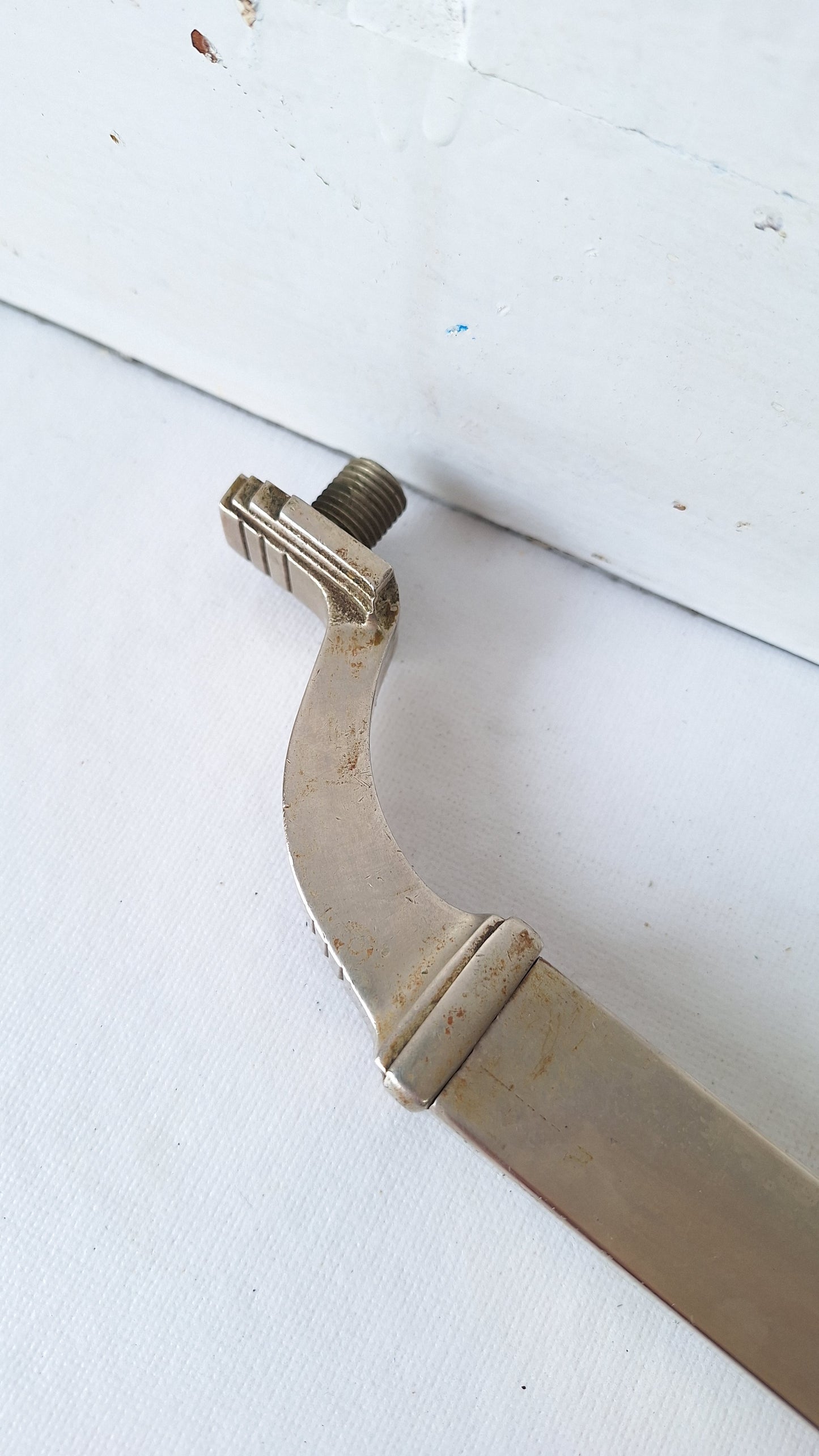 Nickel Plated Commercial Door Pull, Antique Bronze Push Bar
