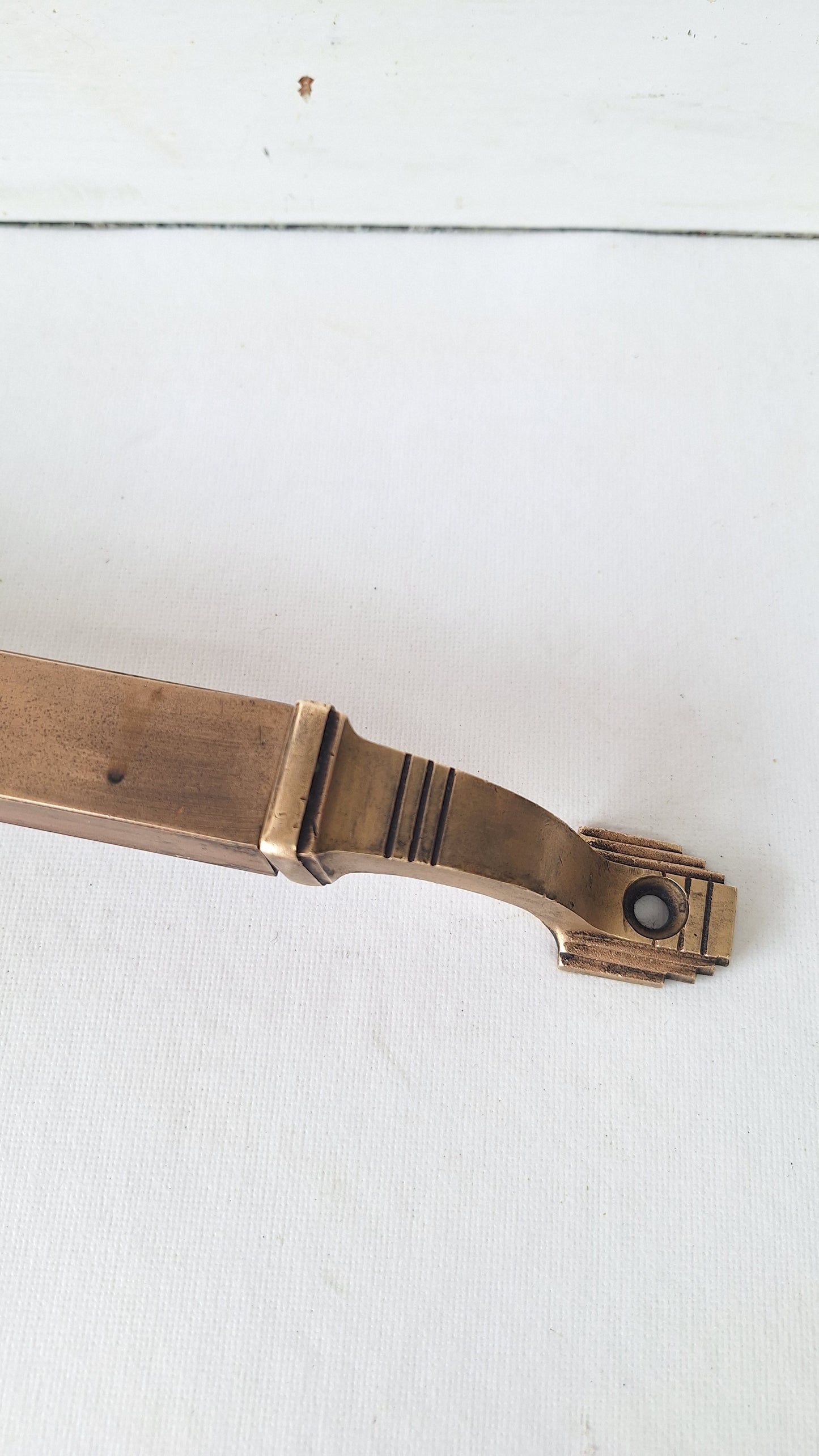 Bronze Commercial Door Pull, Antique Push Bar