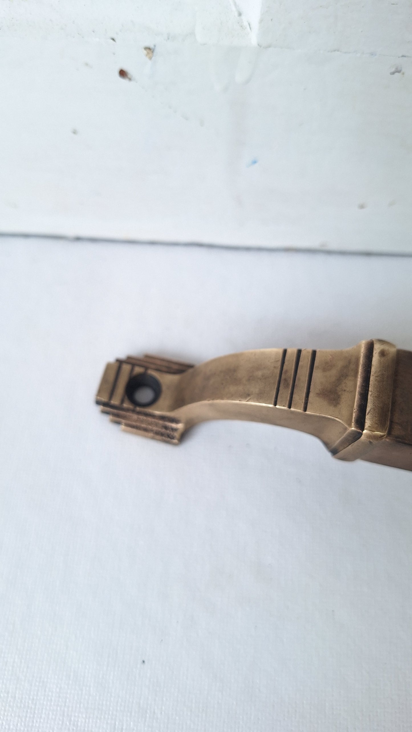 Bronze Commercial Door Pull, Antique Push Bar