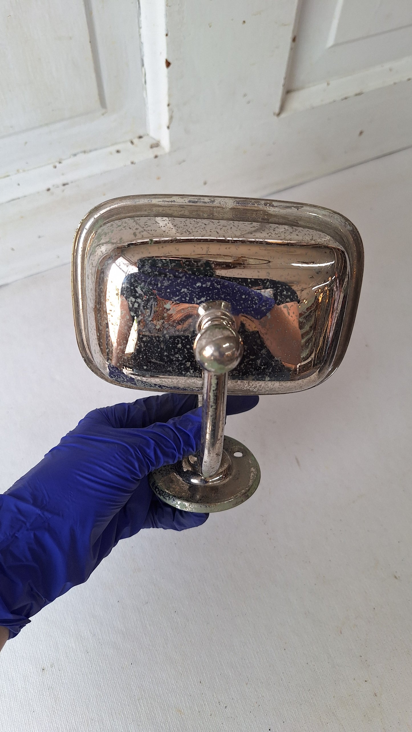 Vintage Chrome Soap and Cup Holder, Antique Soap Dish Wall Rack