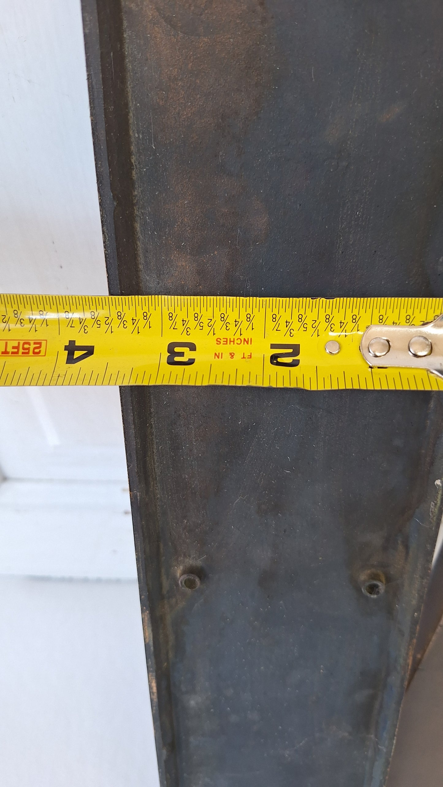 15 x 3 Vintage Door Bronze Push Plate, Vintage Door Push Plate Hardware