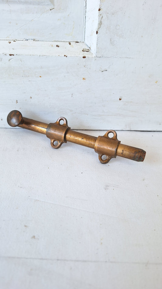 Short Antique French Door Slide Bolt, Iron Slide Bolt Locks for Double Doors
