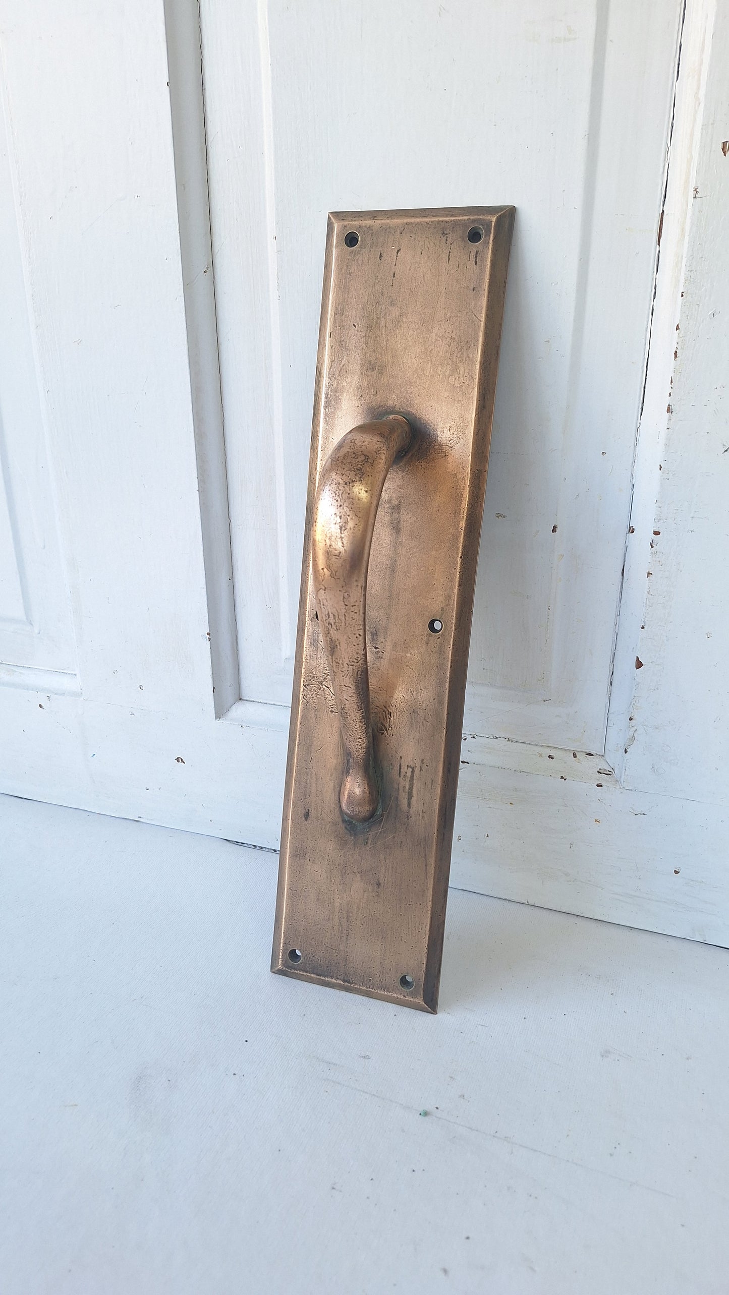 Antique Bronze Door Pull: Large Pull Handle