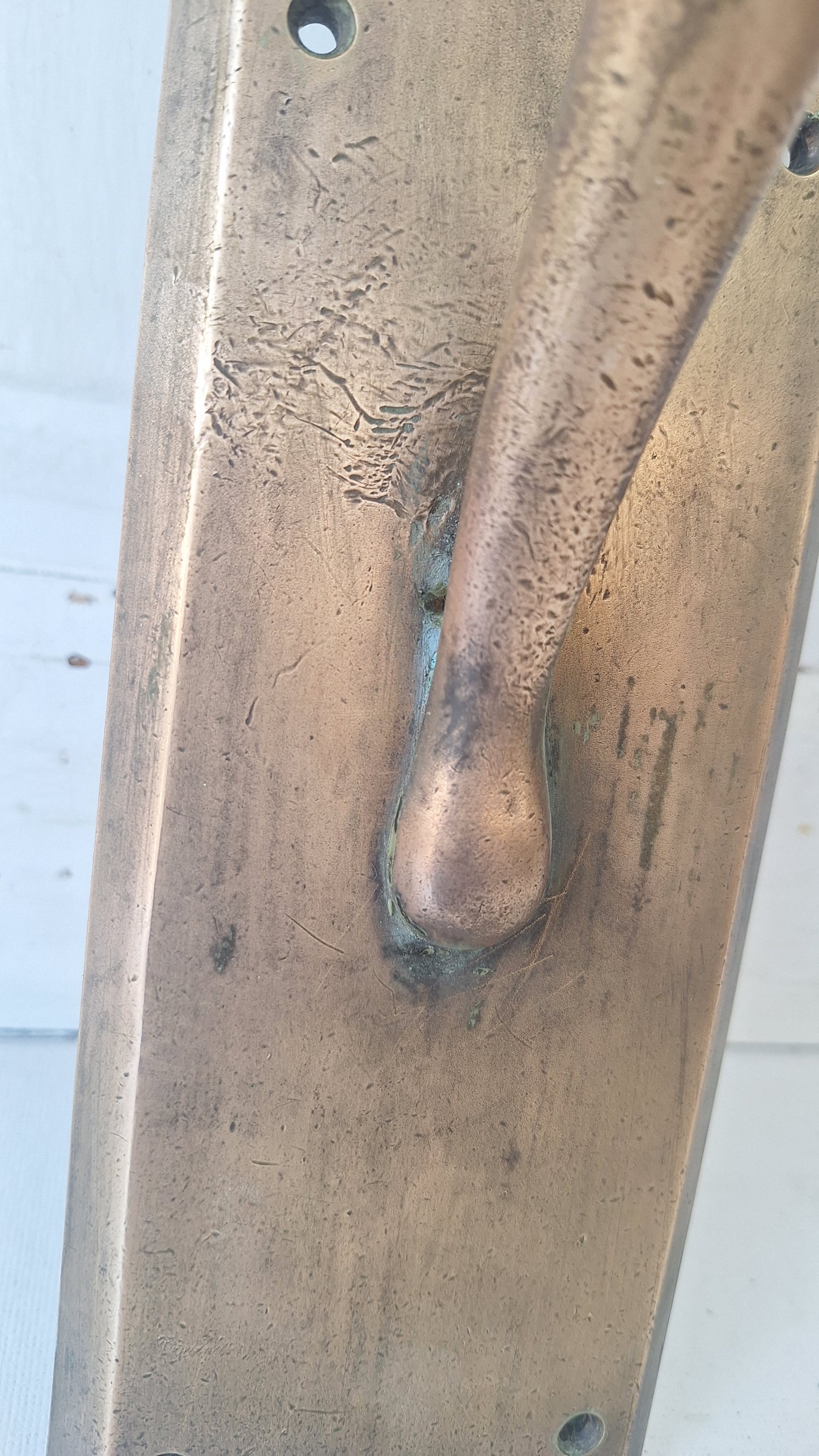 Antique Bronze Door Pull: Large Pull Handle