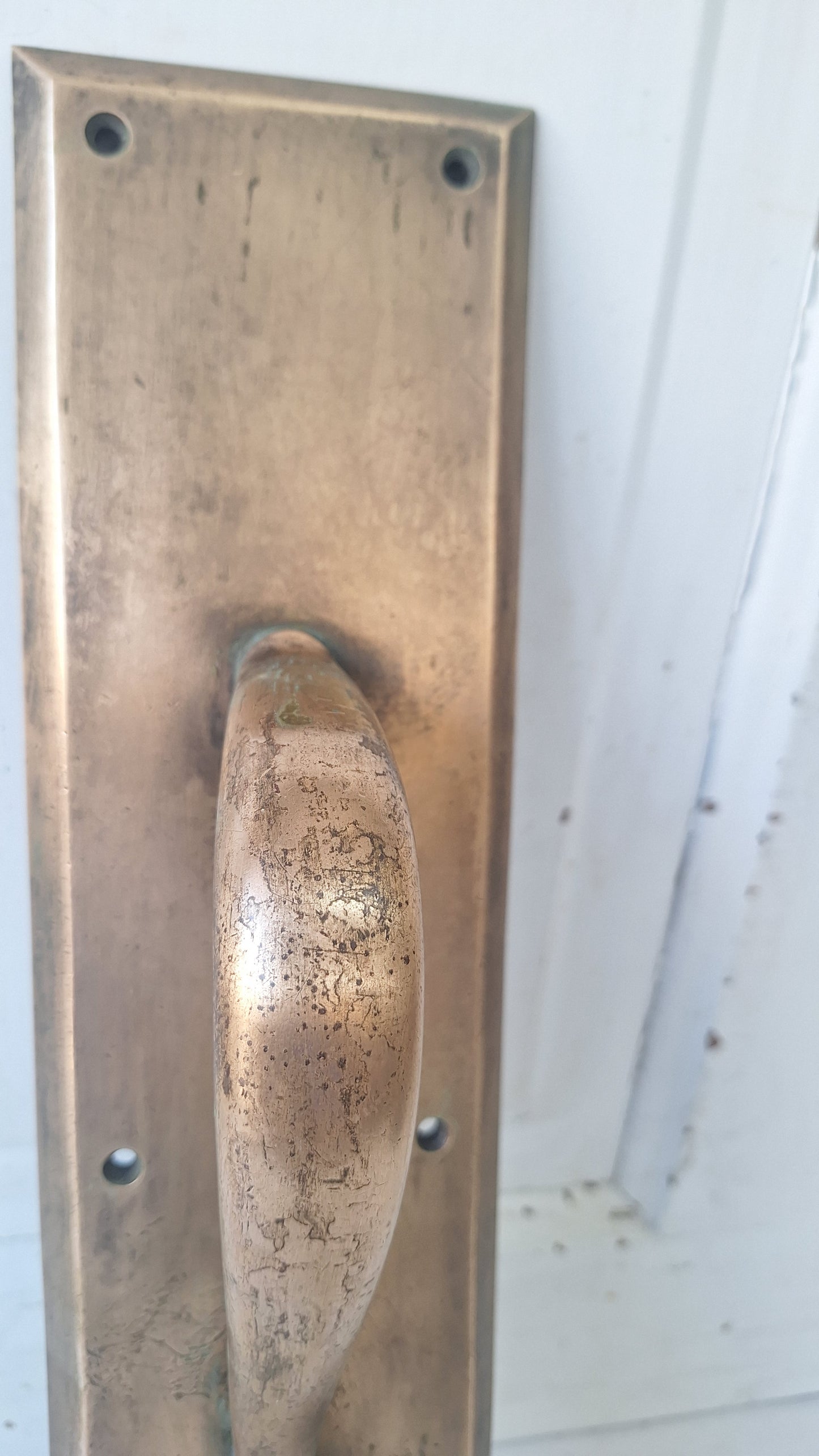 Antique Bronze Door Pull: Large Pull Handle