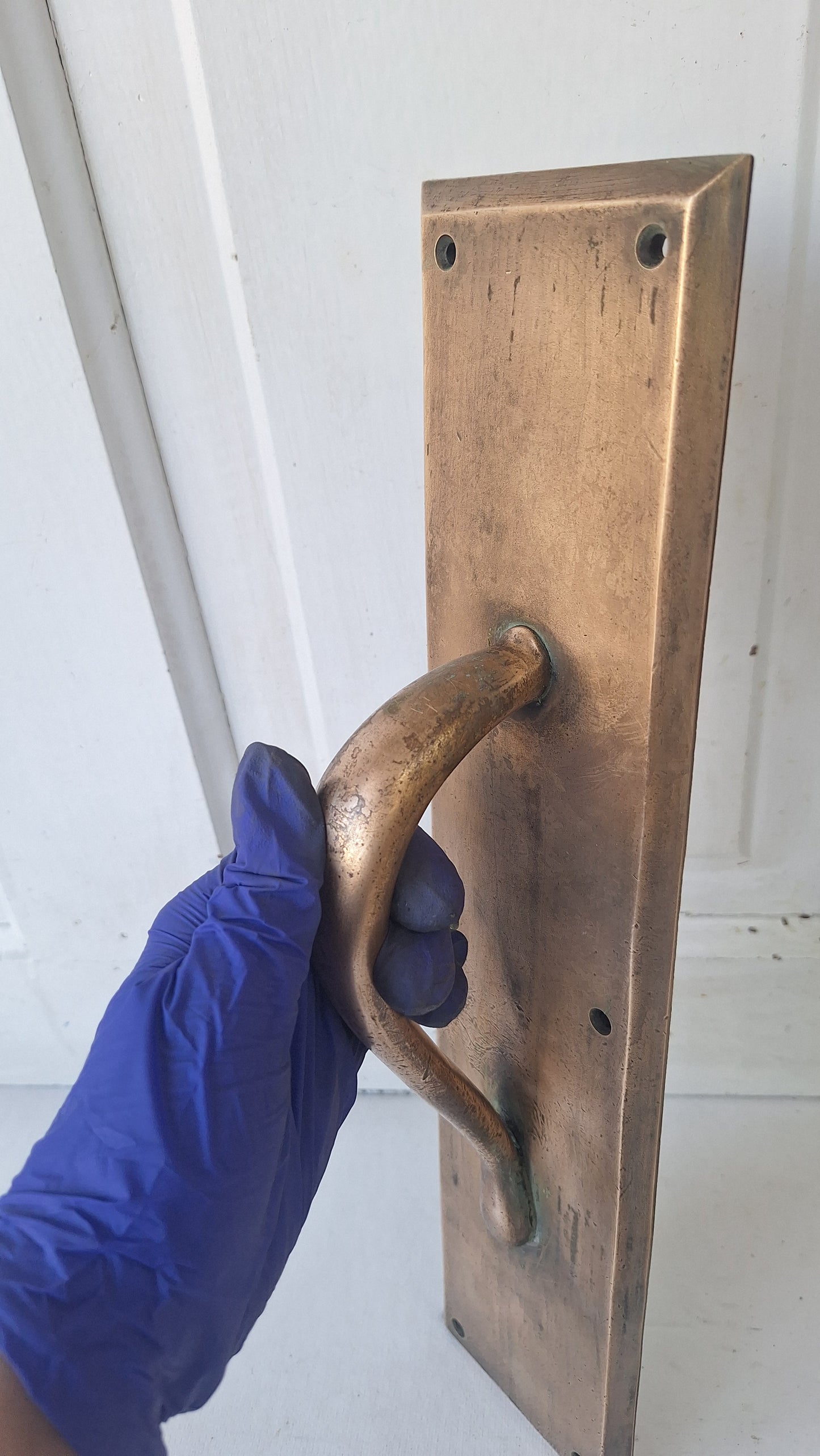 Antique Bronze Door Pull: Large Pull Handle