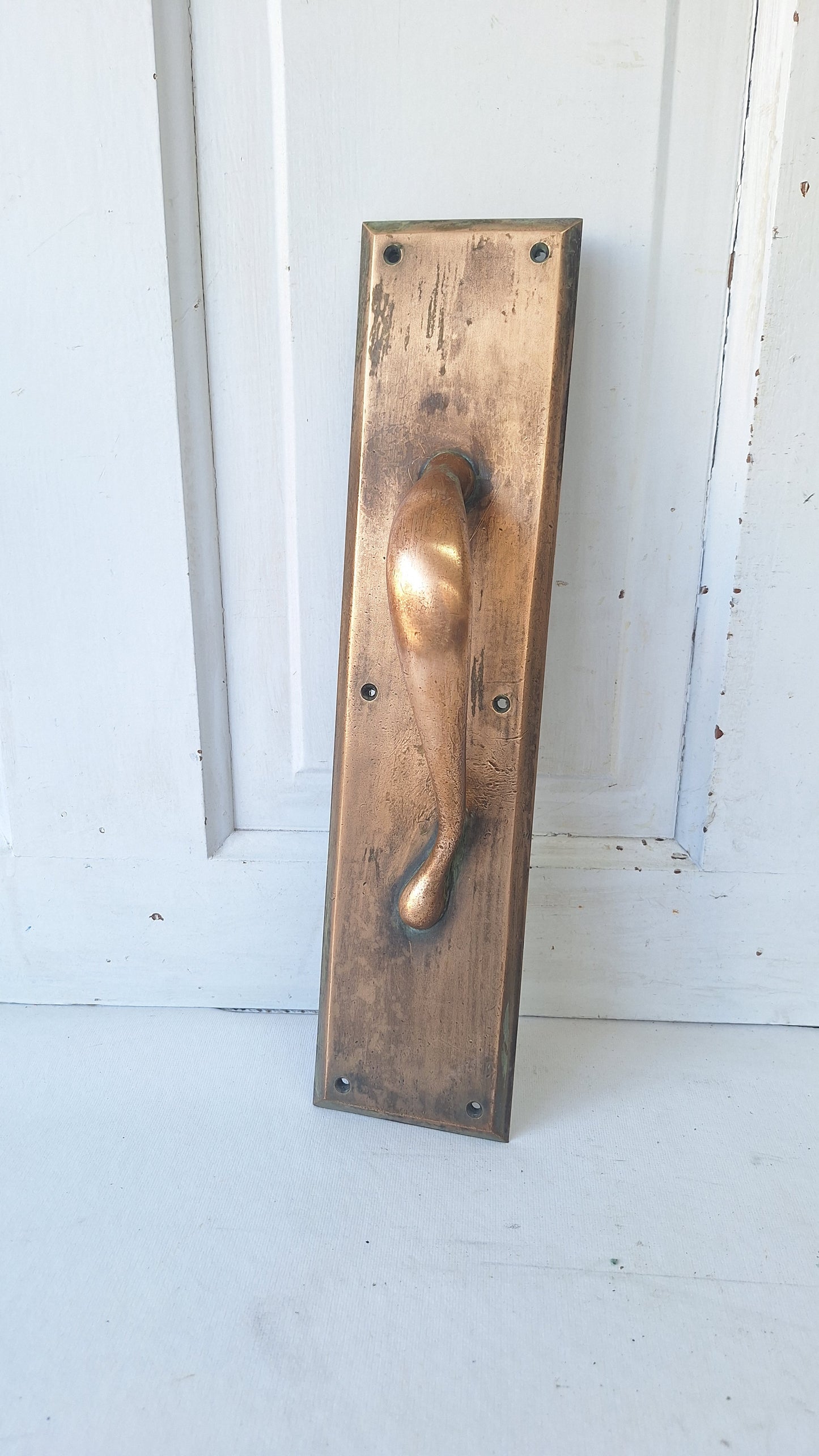 Antique Bronze Door Pull: Large Pull Handle