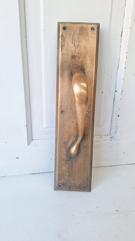 Antique Bronze Door Pull: Large Pull Handle