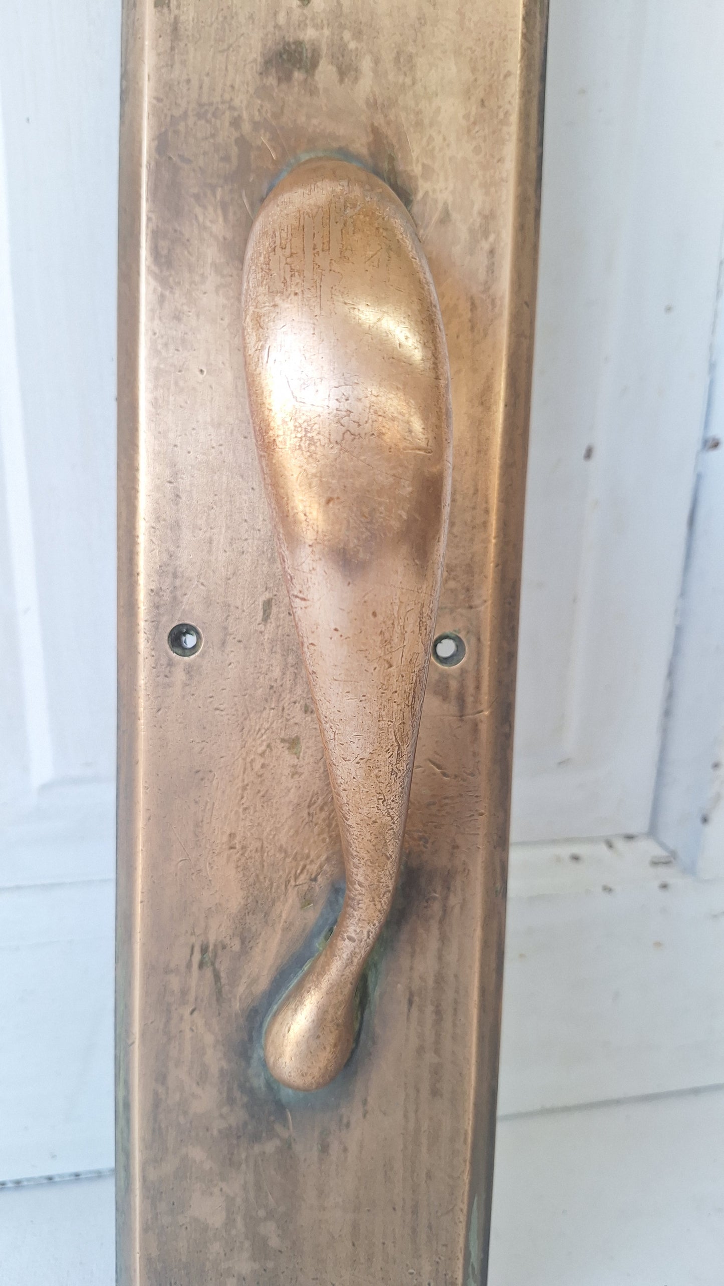 Antique Bronze Door Pull: Large Pull Handle