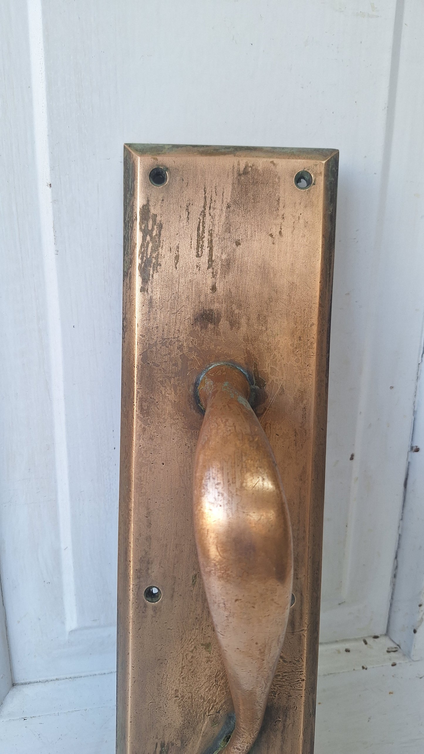 Antique Bronze Door Pull: Large Pull Handle