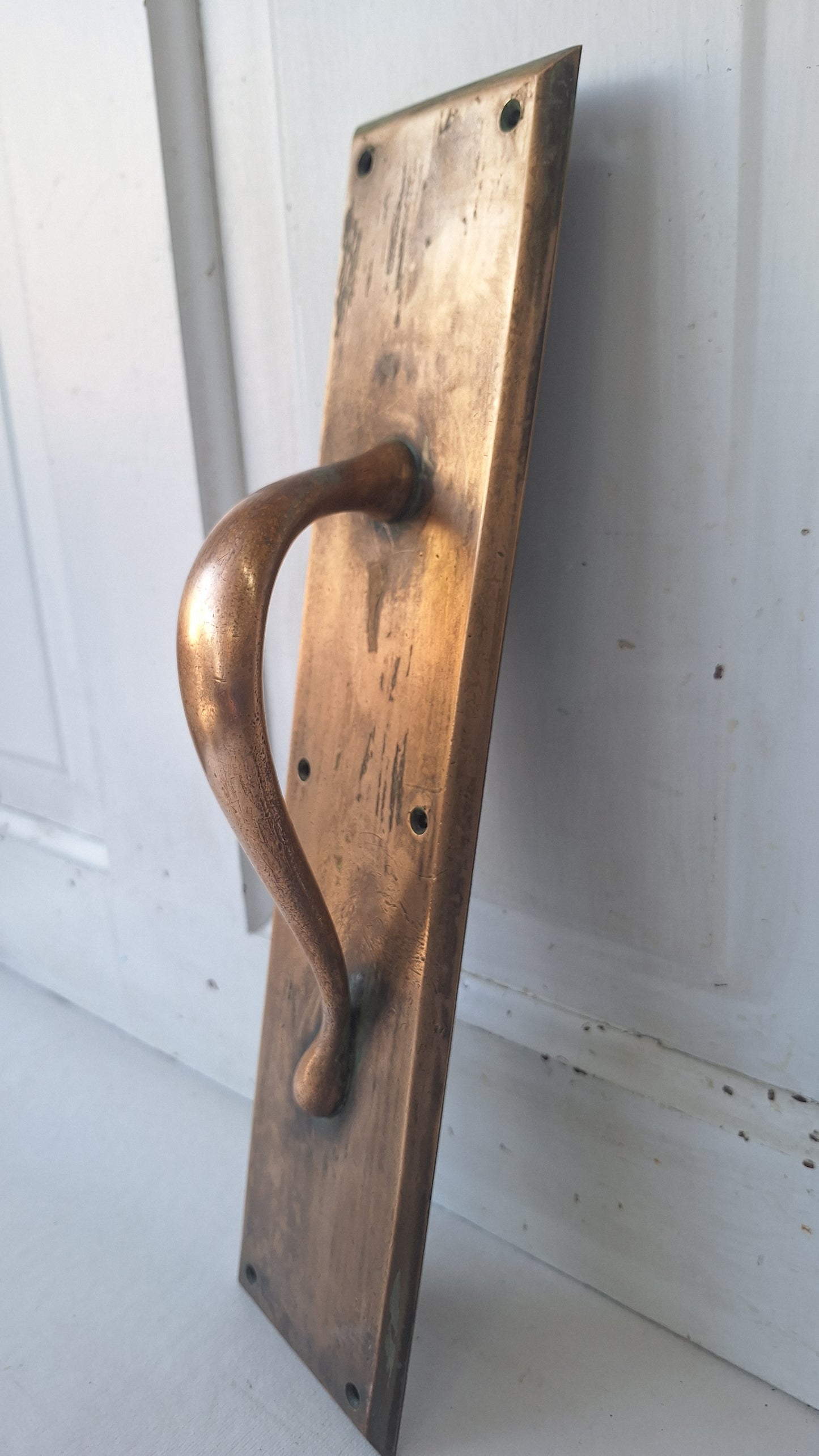 Antique Bronze Door Pull: Large Pull Handle