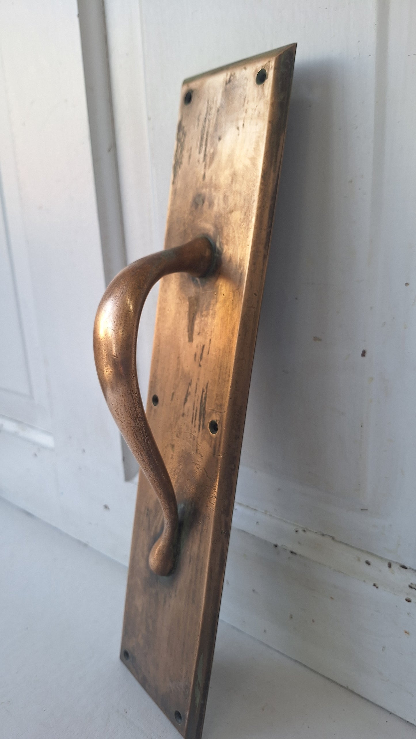 Antique Bronze Door Pull: Large Pull Handle