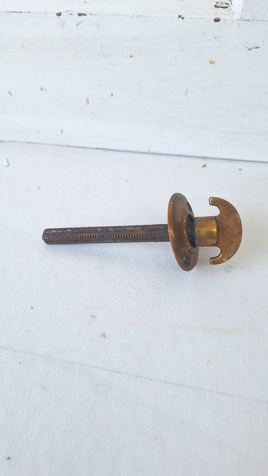 Antique Brass Closet Lever Handle with Spindle