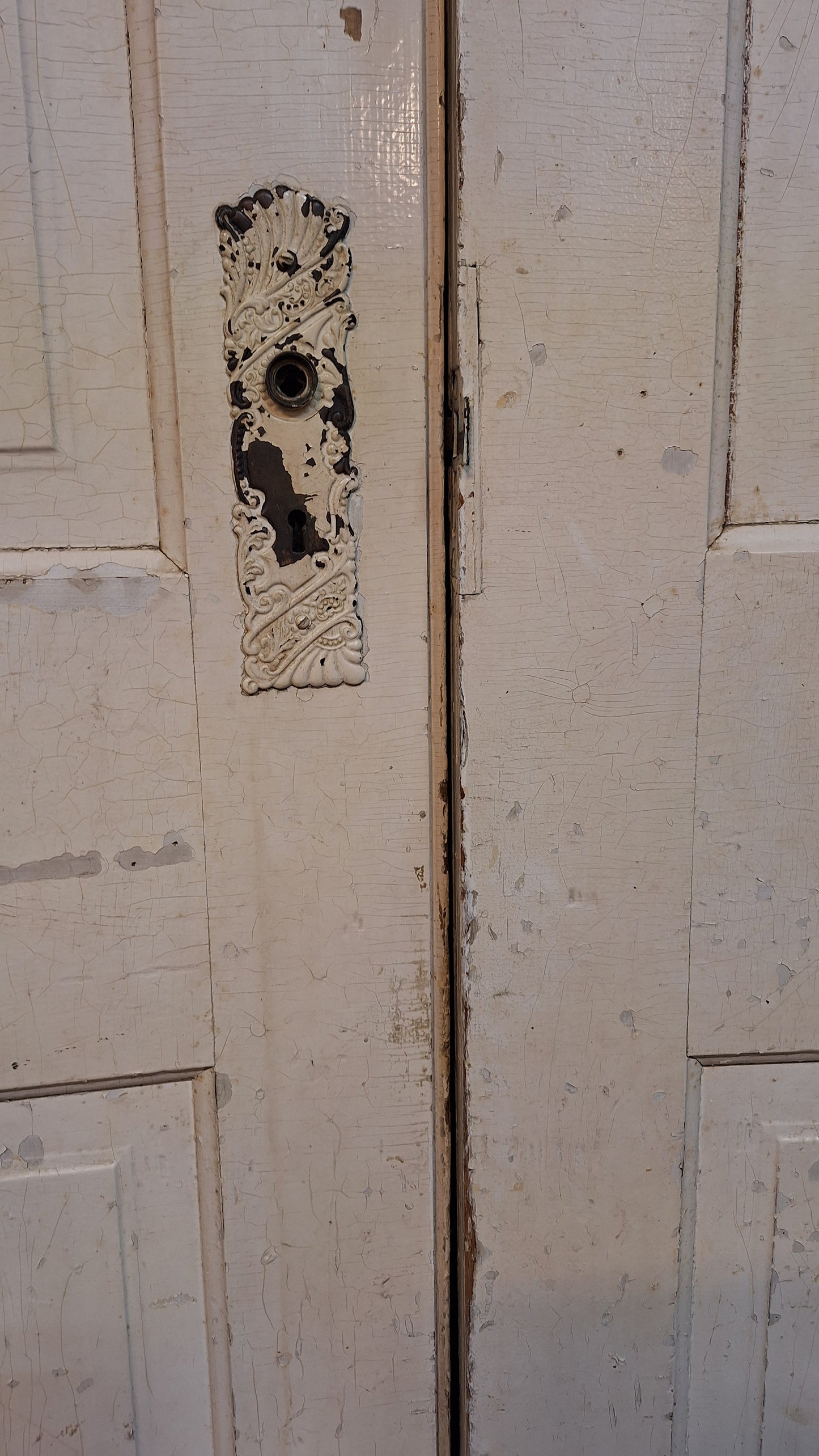 Arched Top Antique Door Set, Pair of Rounded Top Double Doors