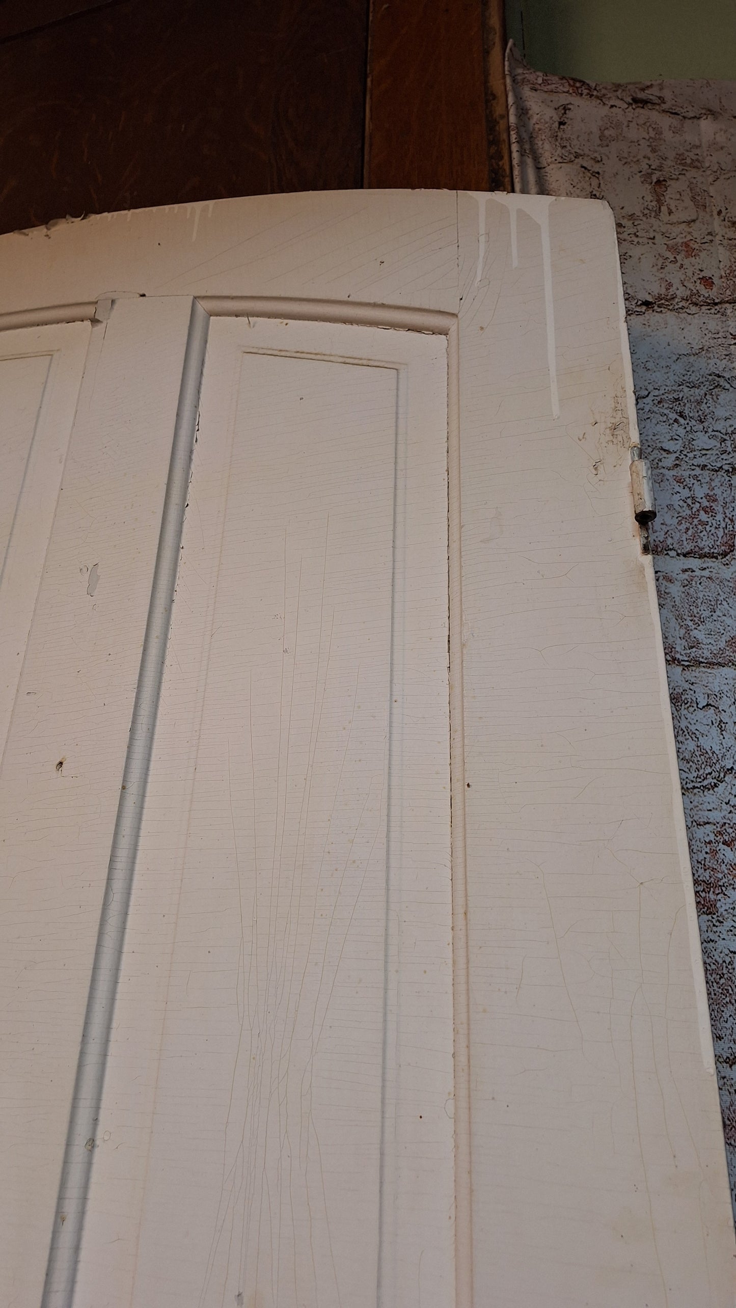 Arched Top Antique Door Set, Pair of Rounded Top Double Doors