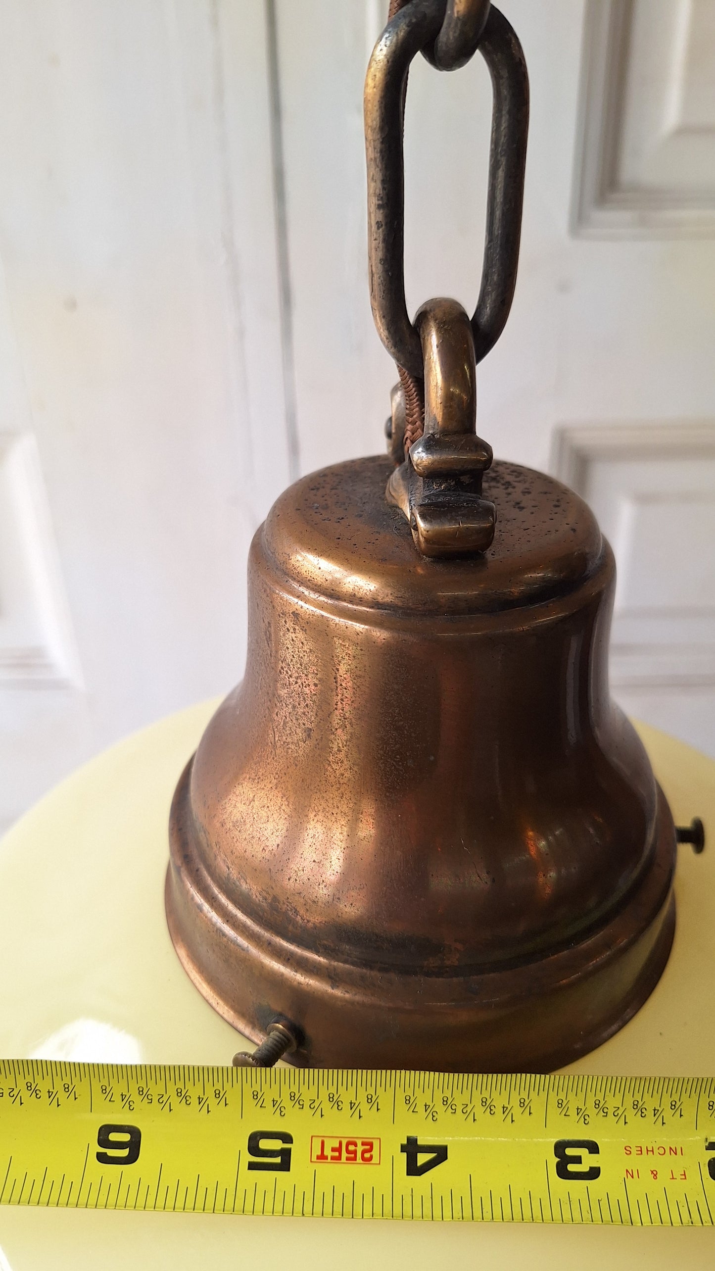 Vintage Painted Bird Pendant Light, Brass Bird Design Hanging Light