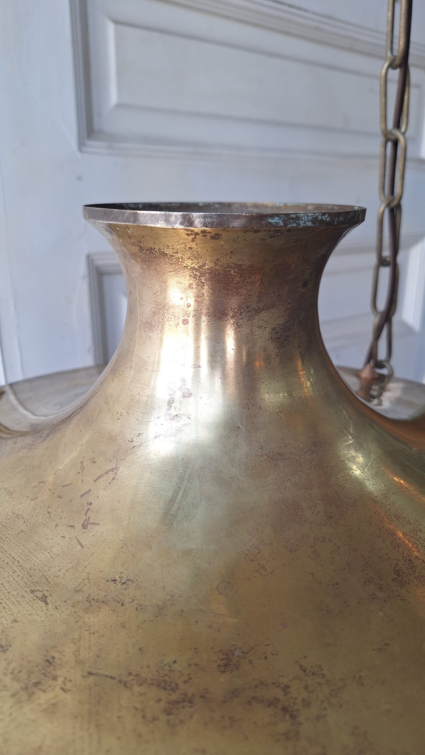 Victorian Molded Glass Bowl Chandelier: Frosted White Hanging Light