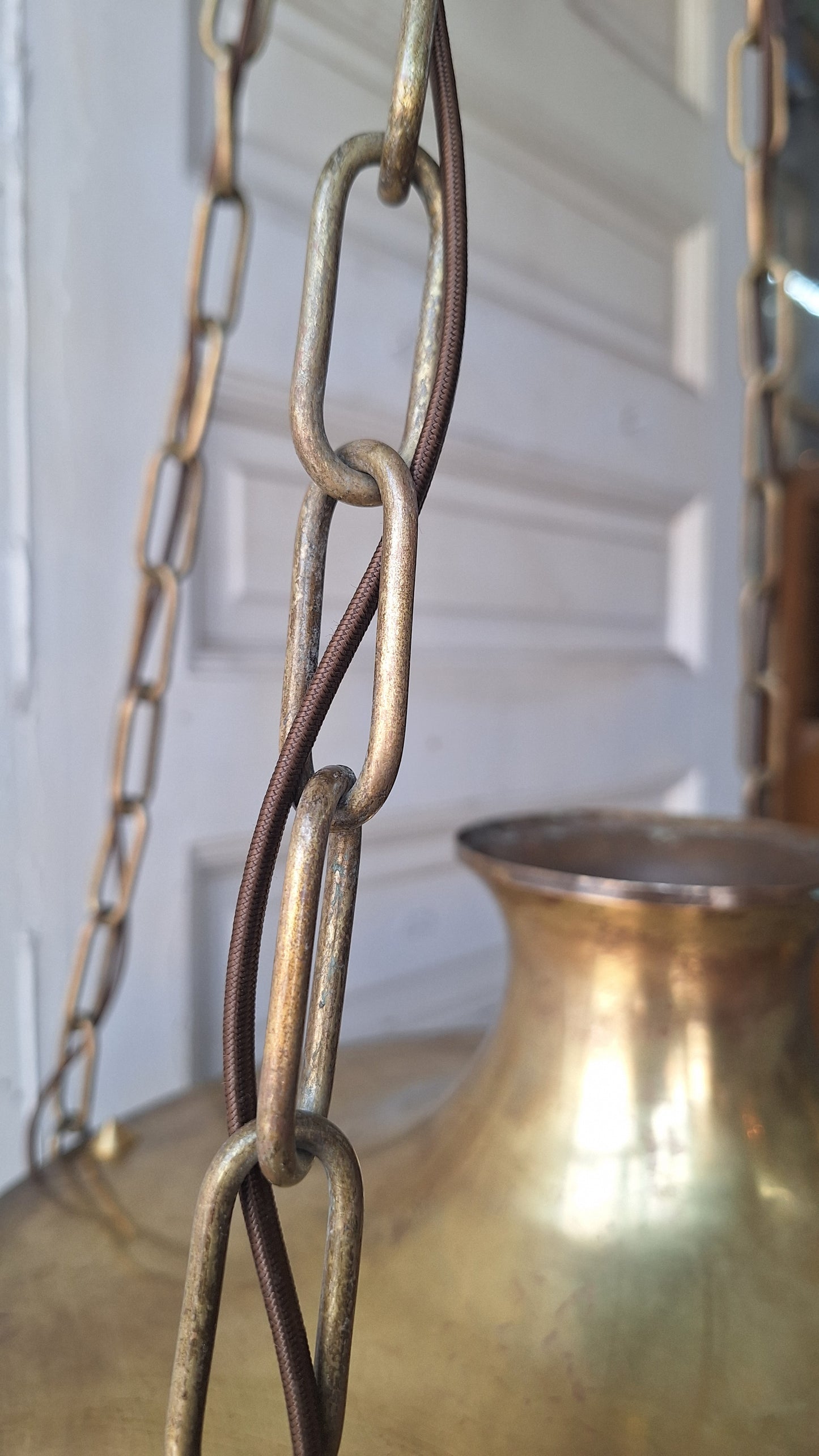Victorian Molded Glass Bowl Chandelier: Frosted White Hanging Light
