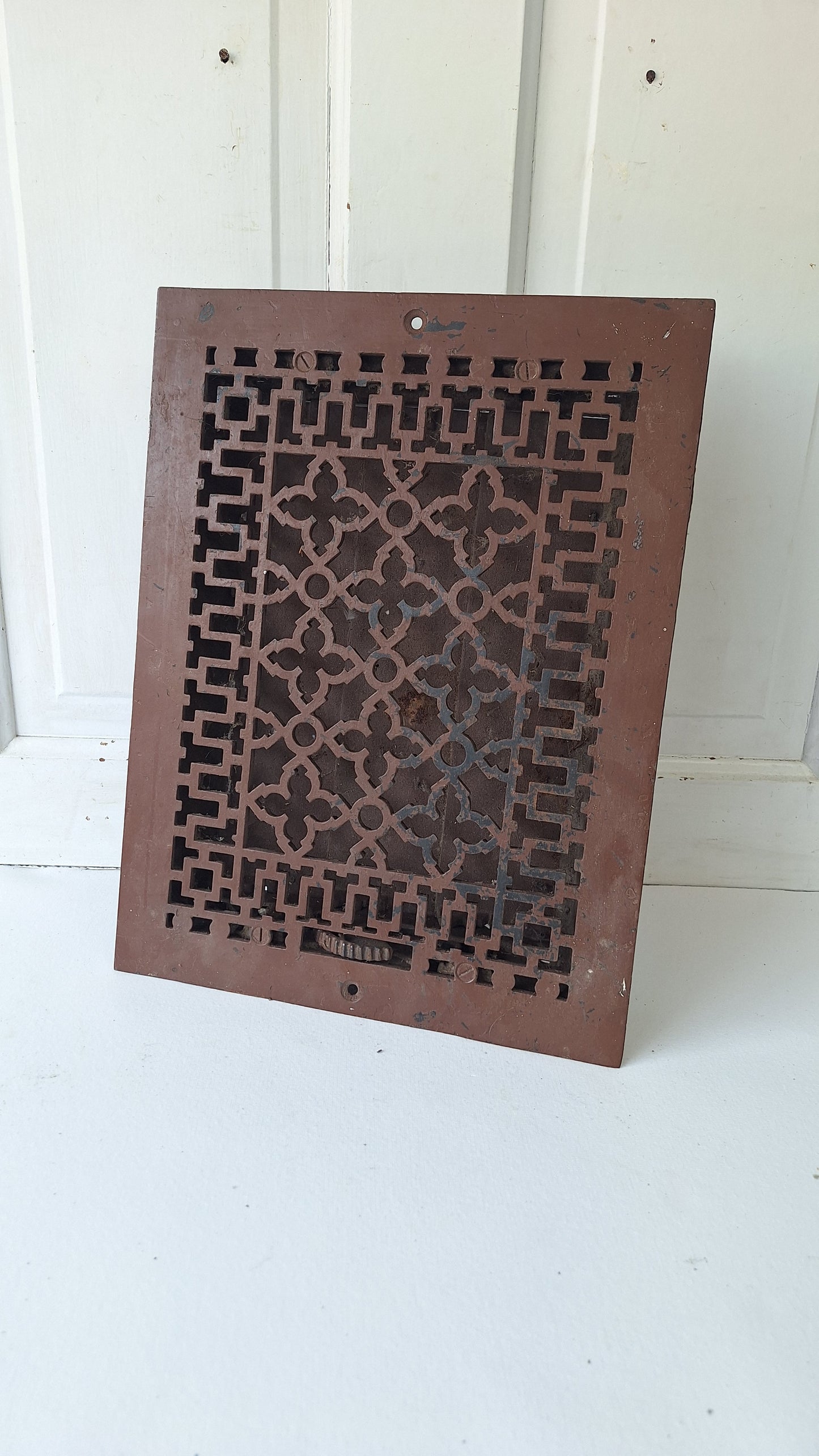 12 x 16 Floor Vent Cover, Cast Iron Cold Air Return, Large Floor Vent