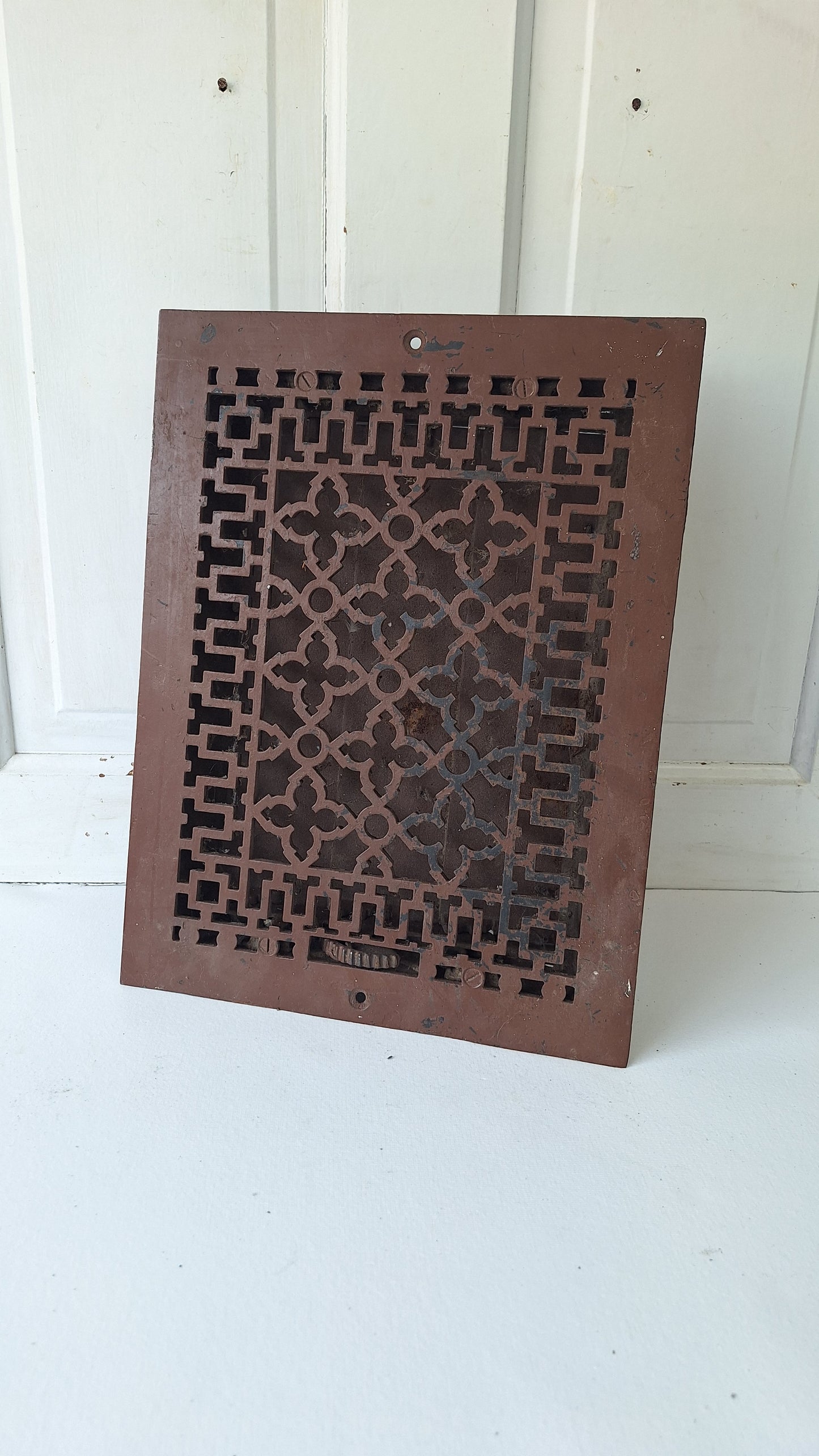 12 x 16 Floor Vent Cover, Cast Iron Cold Air Return, Large Floor Vent