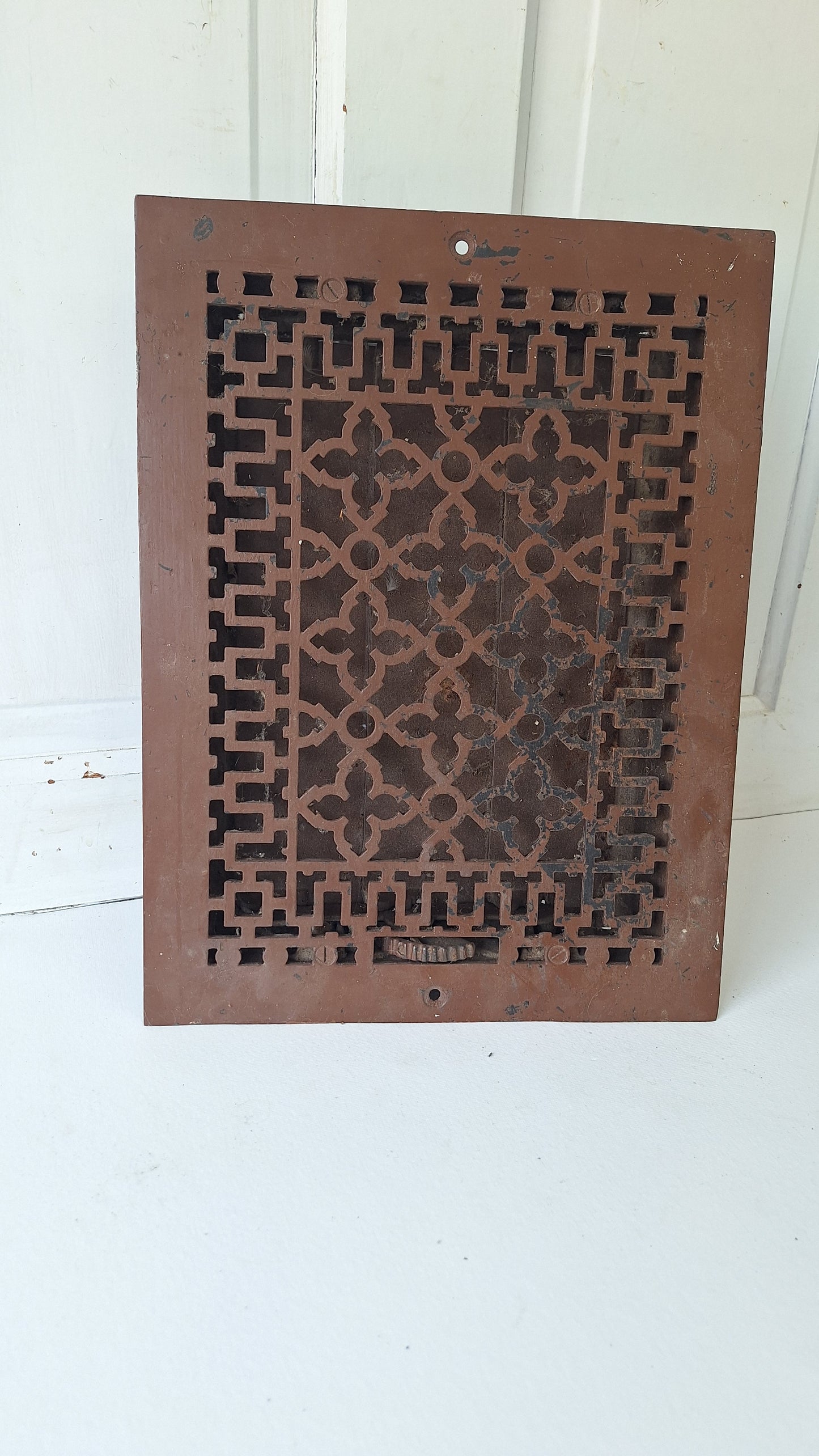 12 x 16 Floor Vent Cover, Cast Iron Cold Air Return, Large Floor Vent