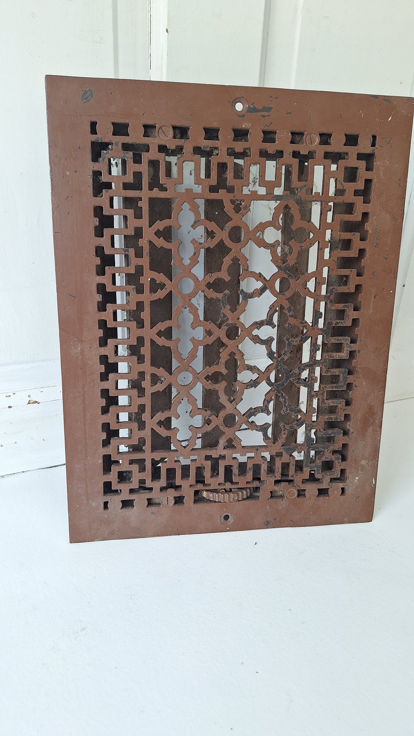 12 x 16 Floor Vent Cover, Cast Iron Cold Air Return, Large Floor Vent
