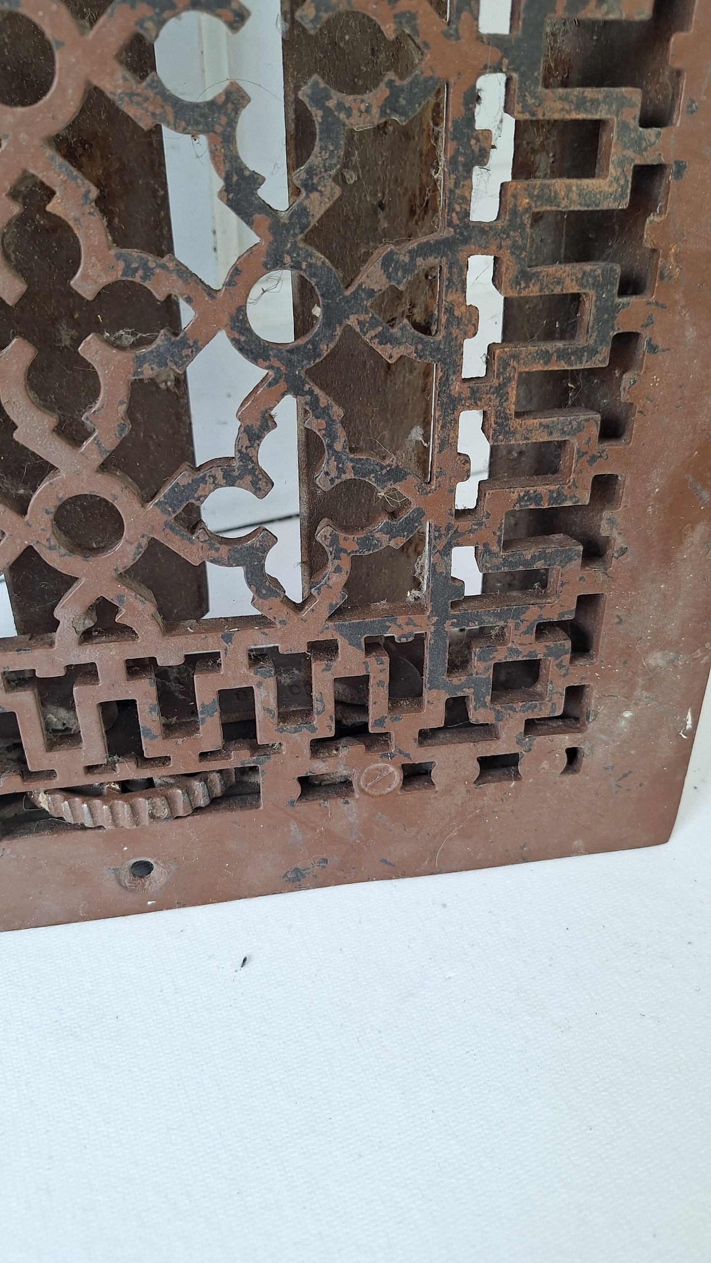 12 x 16 Floor Vent Cover, Cast Iron Cold Air Return, Large Floor Vent