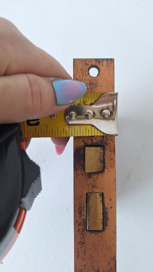 Antique Mortise Lock with Skeleton Key, Antique Keyed Door Lock