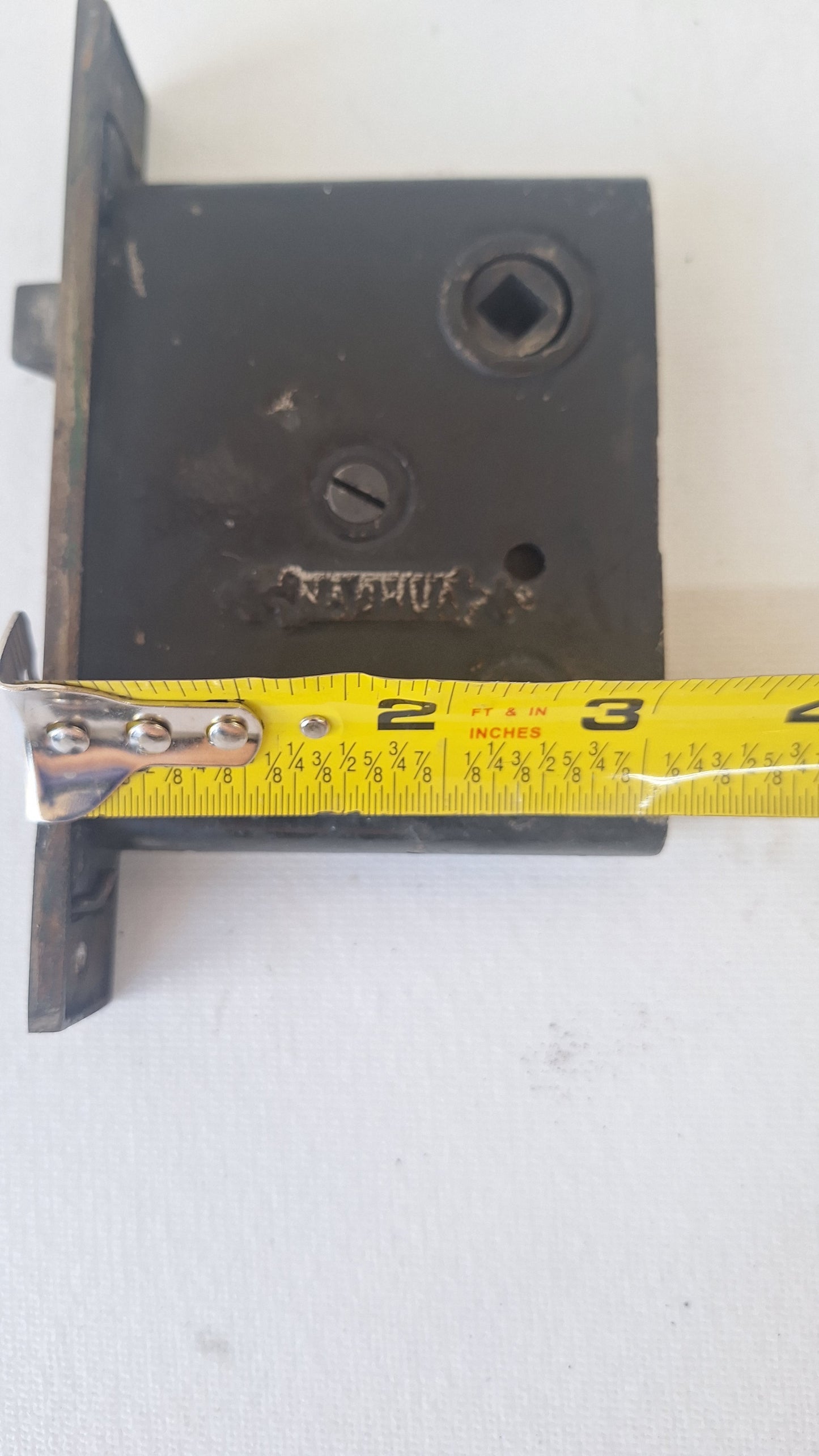 Antique Passage Door Mortise Lock with Skeleton Key