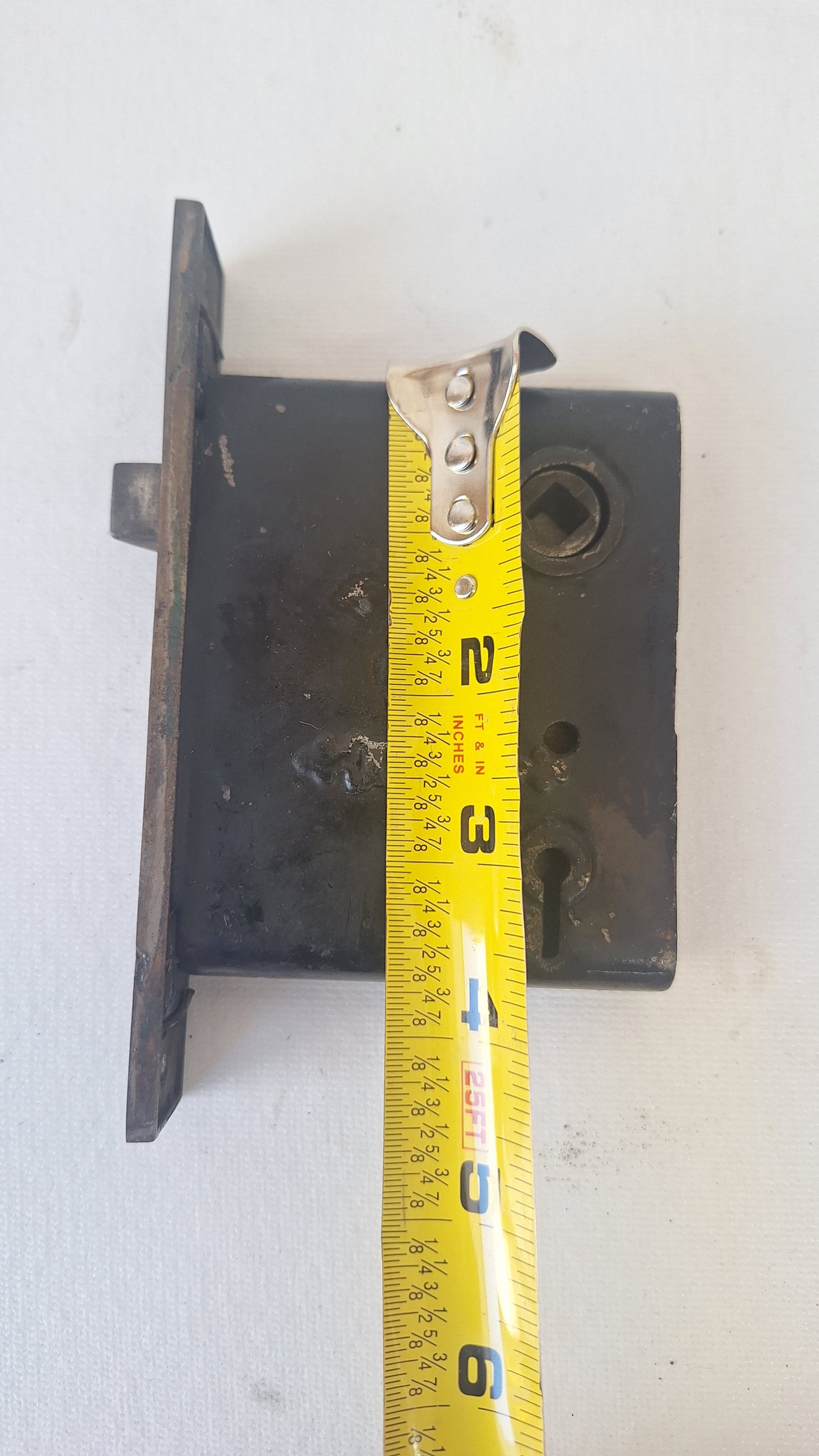 Antique Passage Door Mortise Lock with Skeleton Key