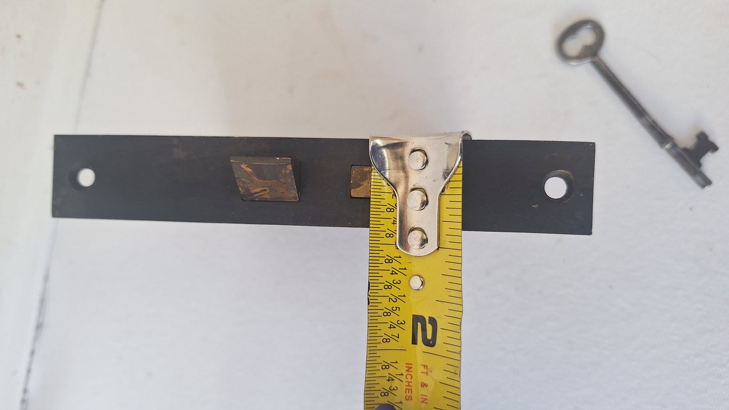 Antique Passage Door Mortise Lock with Skeleton Key