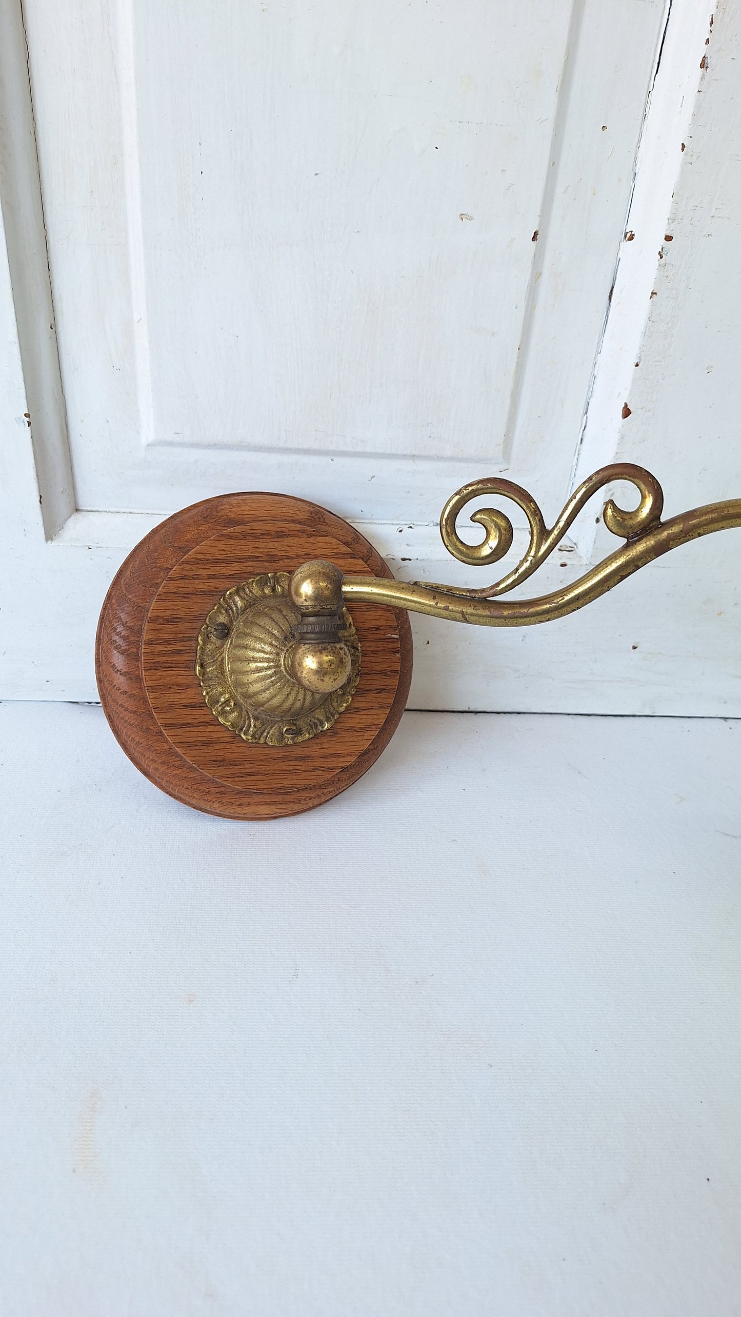 Swivel Arm Uranium Glass Sconce, Antique Wall Light with Vaseline Glass Shade