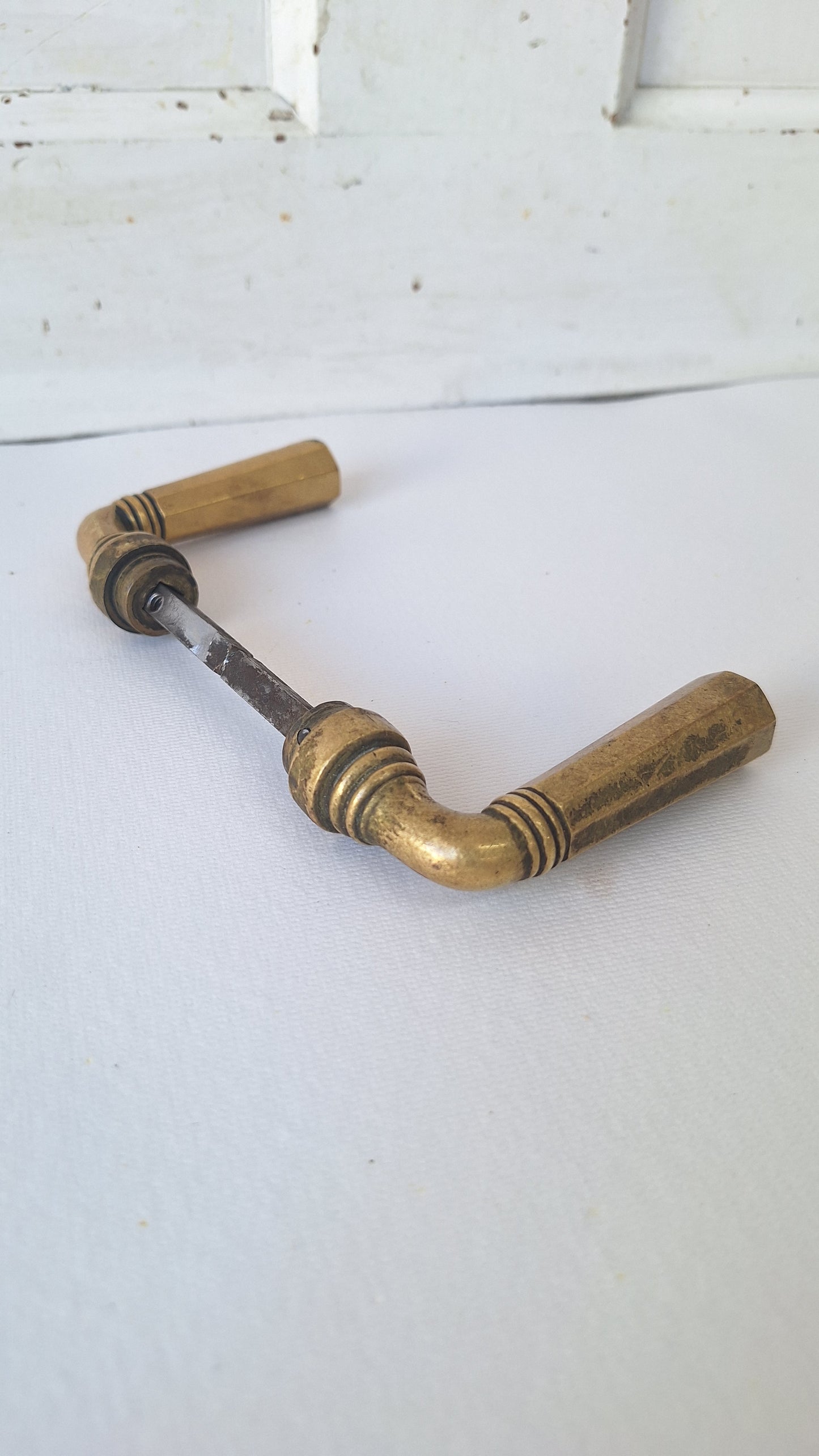 French Door Handles, Bronze Lever Antique Handles