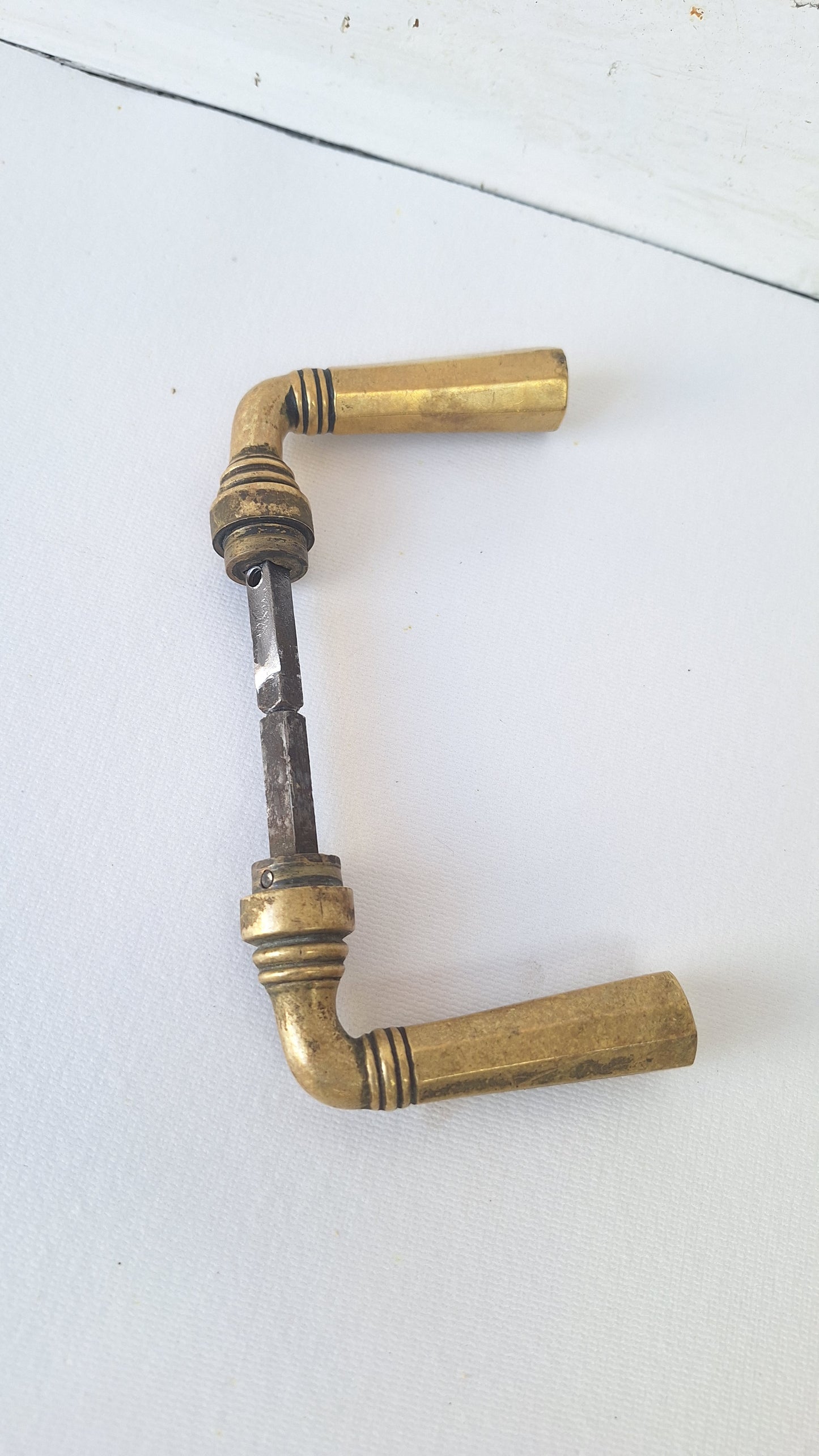 French Door Handles, Bronze Lever Antique Handles
